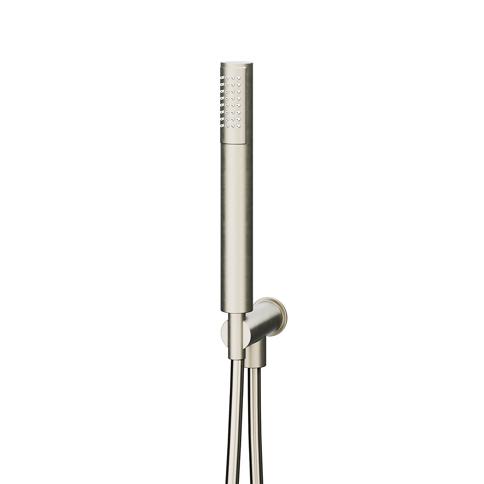 Photo of Shower Handset- With Hose- Wall Outlet And Holder - Brushed Nickel Finish