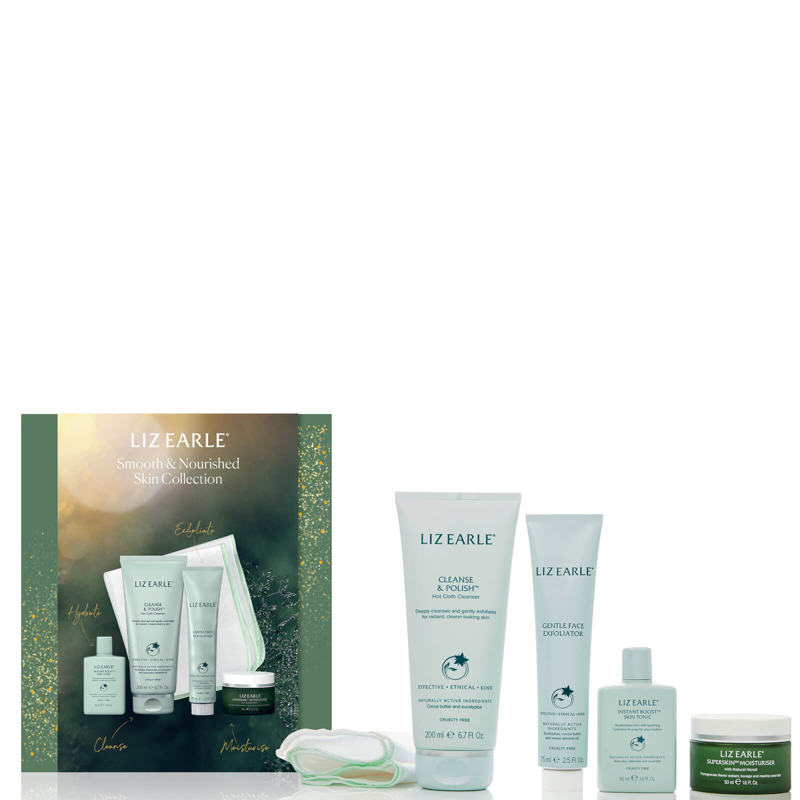 

Liz Earle Smooth and Nourished Skin Collection