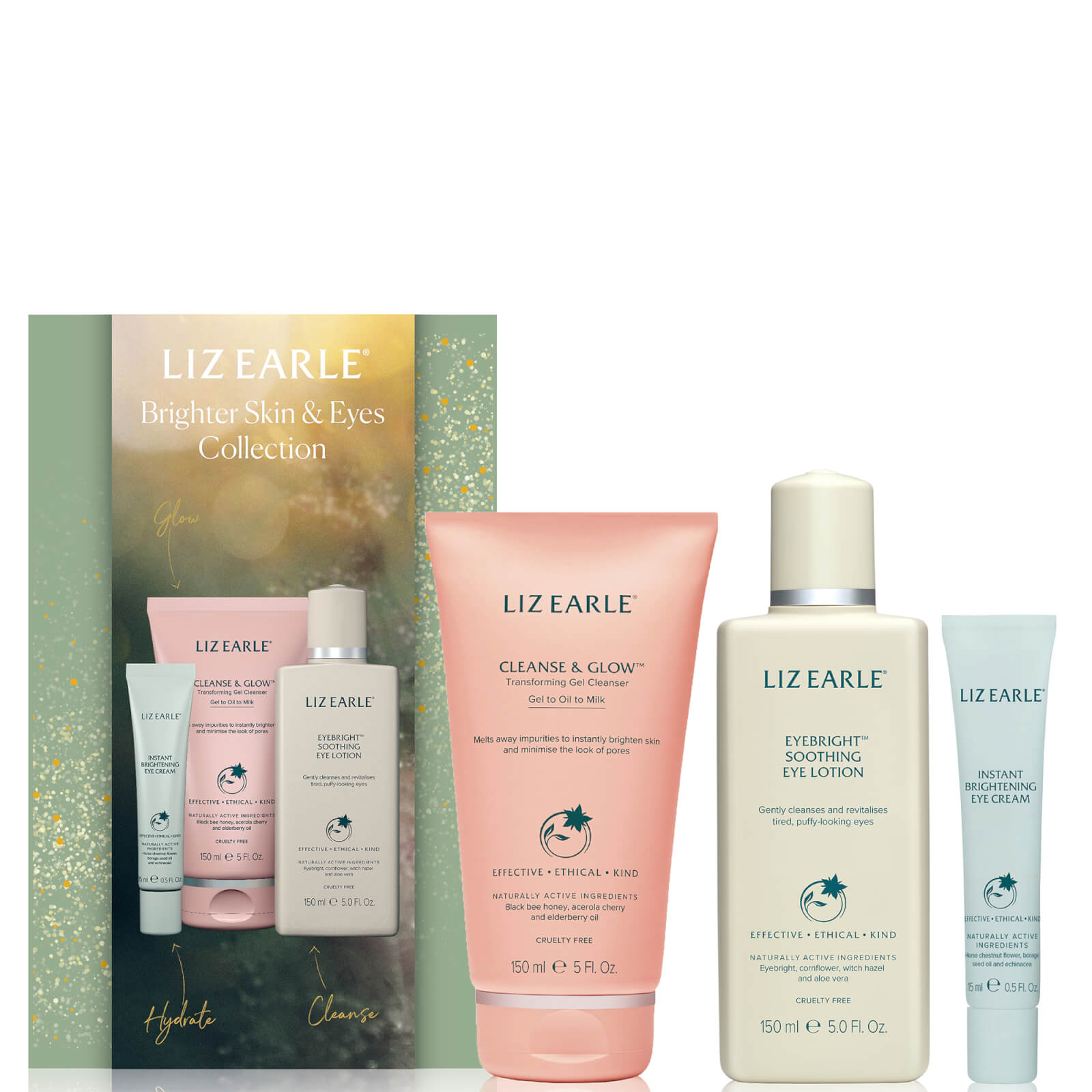 

Liz Earle Brighter Skin and Eyes Collection