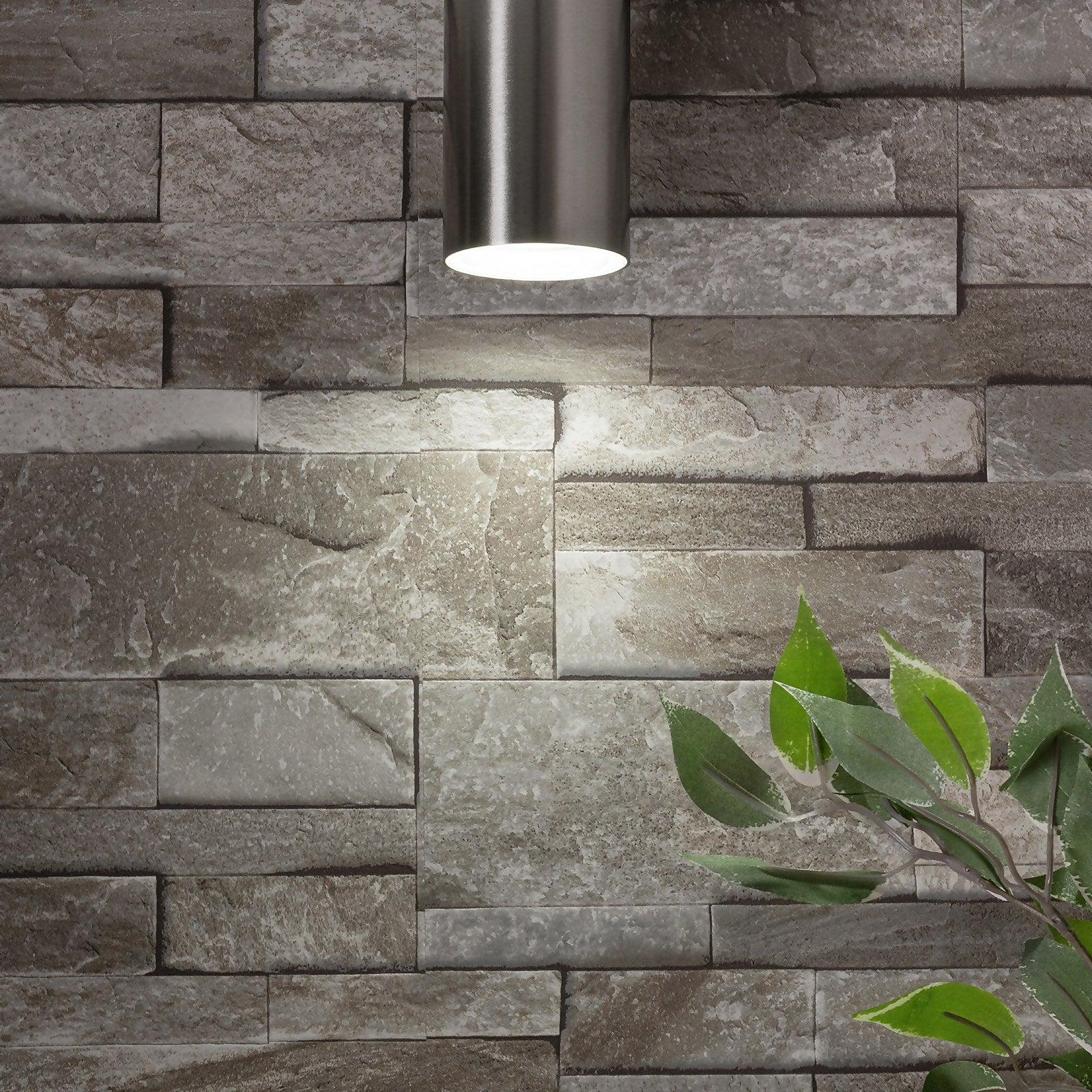 Leto GU10 Porch Light (IP44) - Stainless Steel