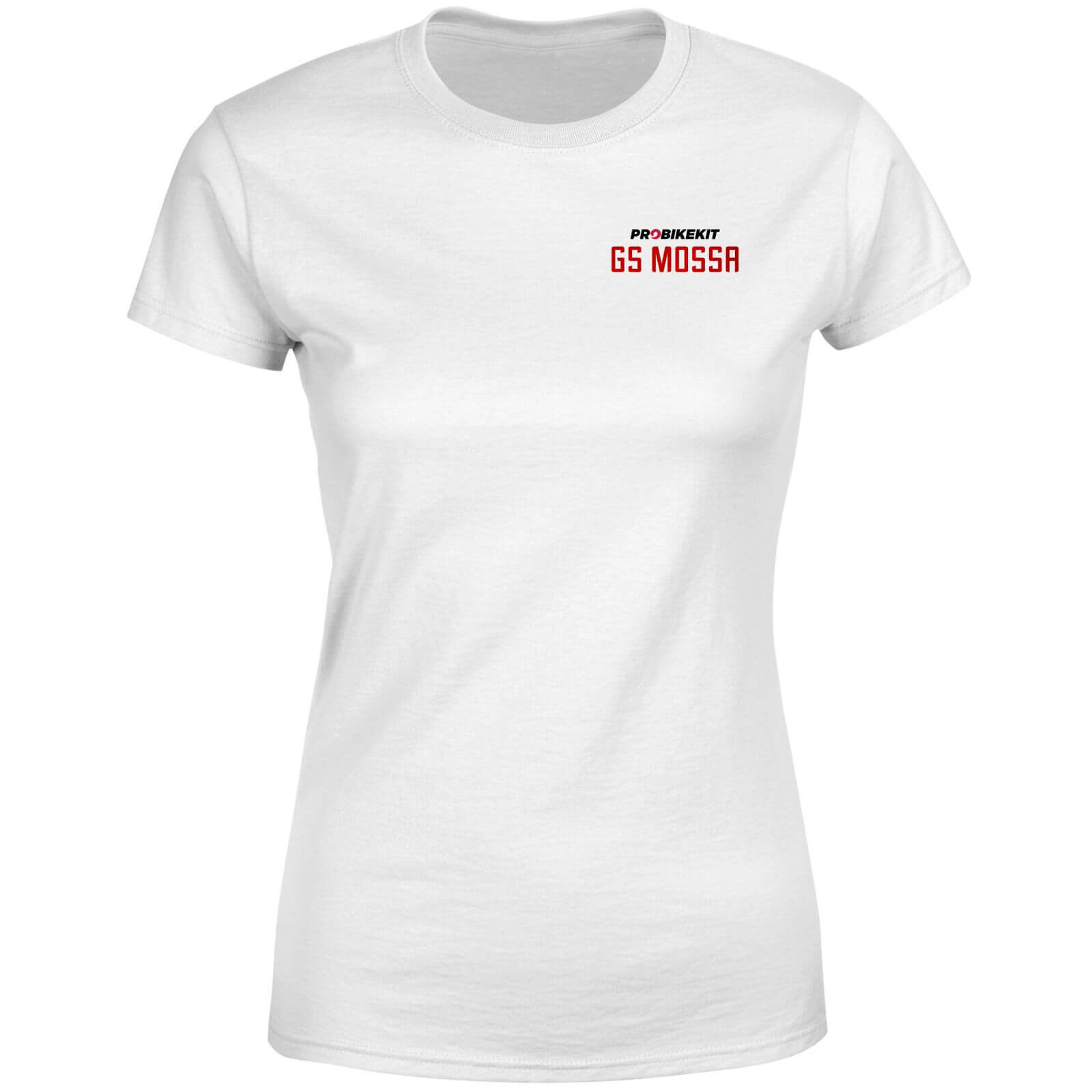 PBK GS Mossa Pocket Print Open Chest Logo Women's T-Shirt - White - L - White