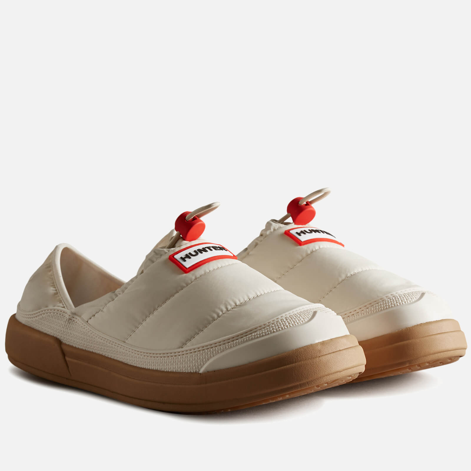 Hunter Women's In/Out Slippers - White Willow/Gum - UK 3