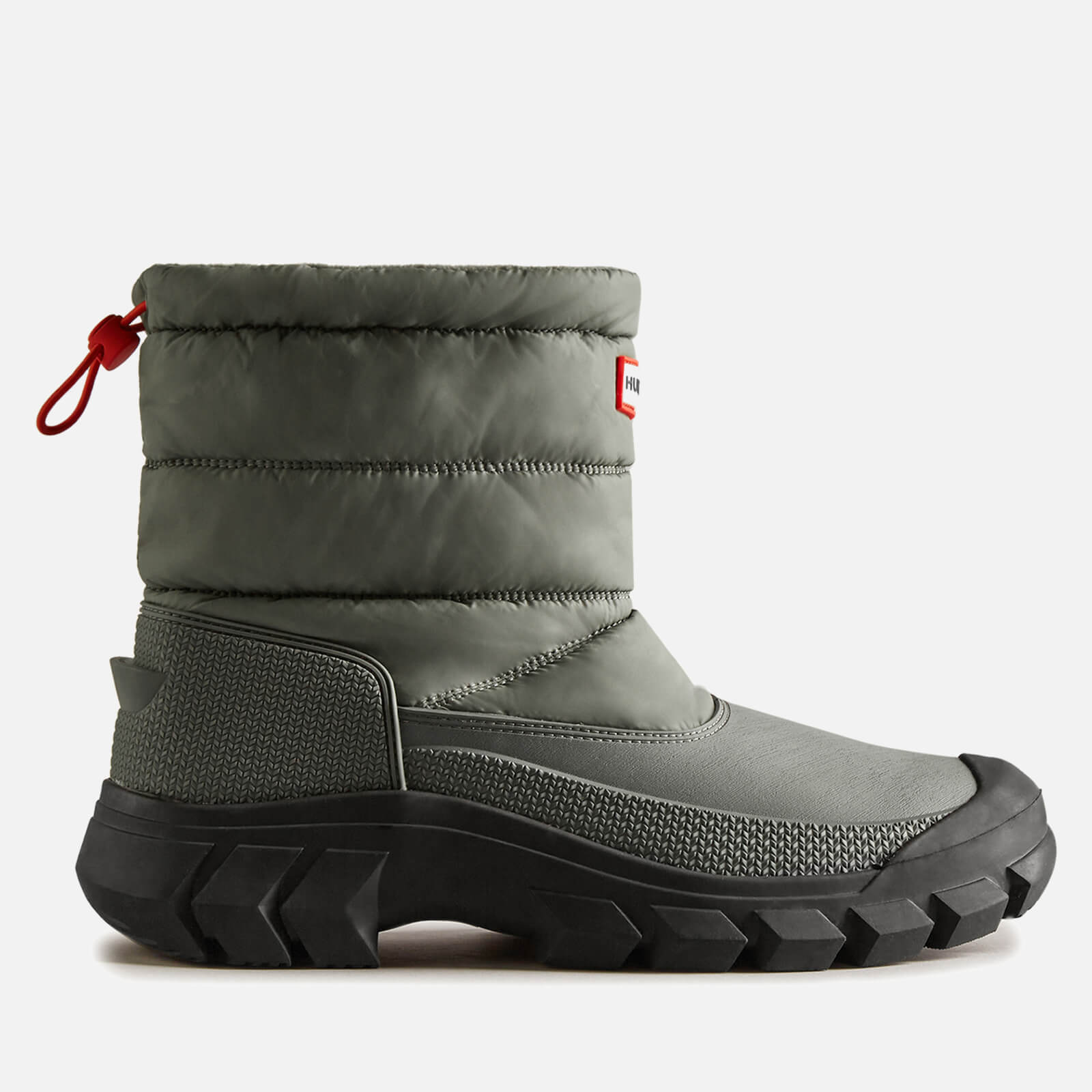 Hunter Men's Intrepid Short Snow Boots - Urban Grey/Black - UK 7