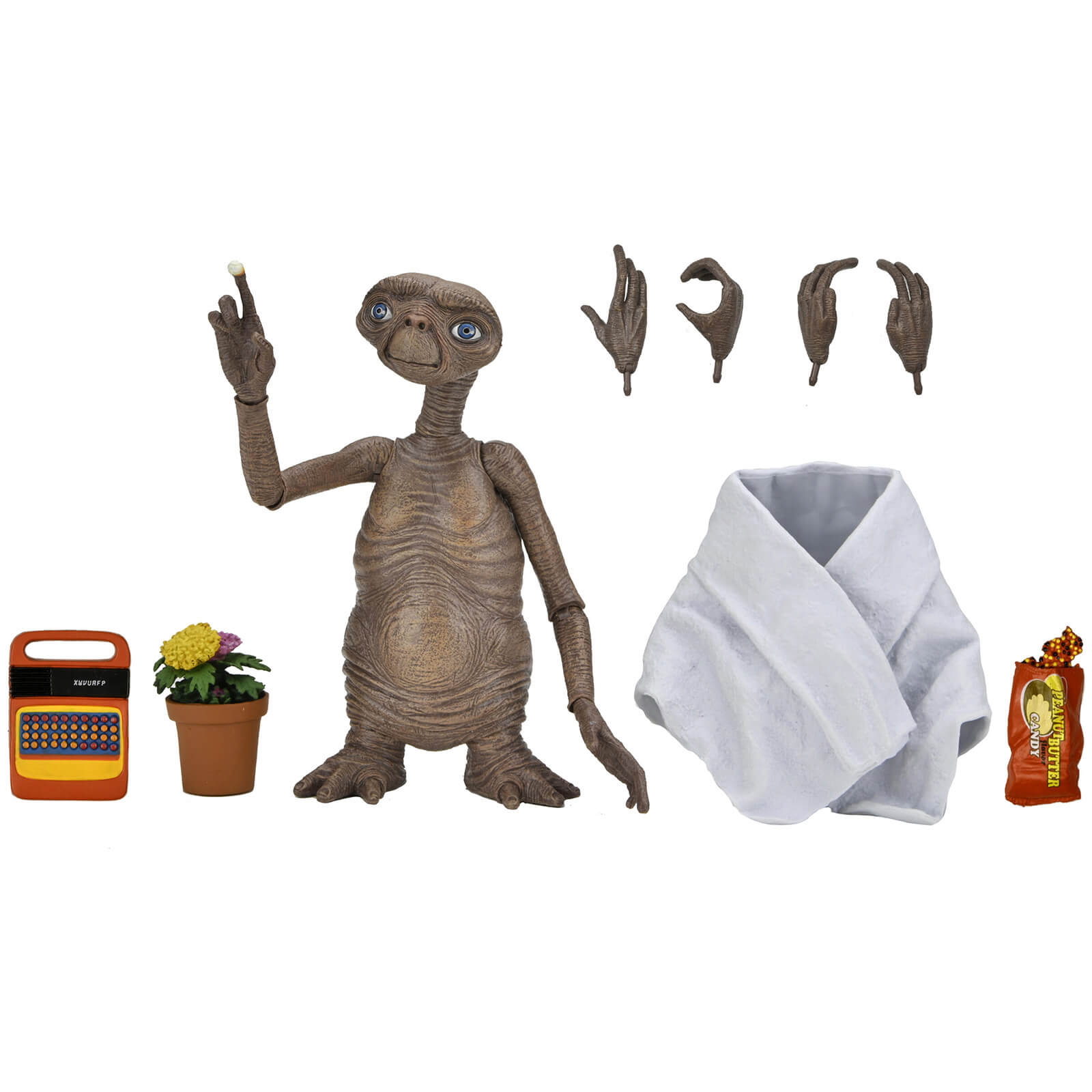 NECA E.T. The Extra-Terrestrial 40th Anniversary Ultimate E.T. 7 Inch Scale Action Figure