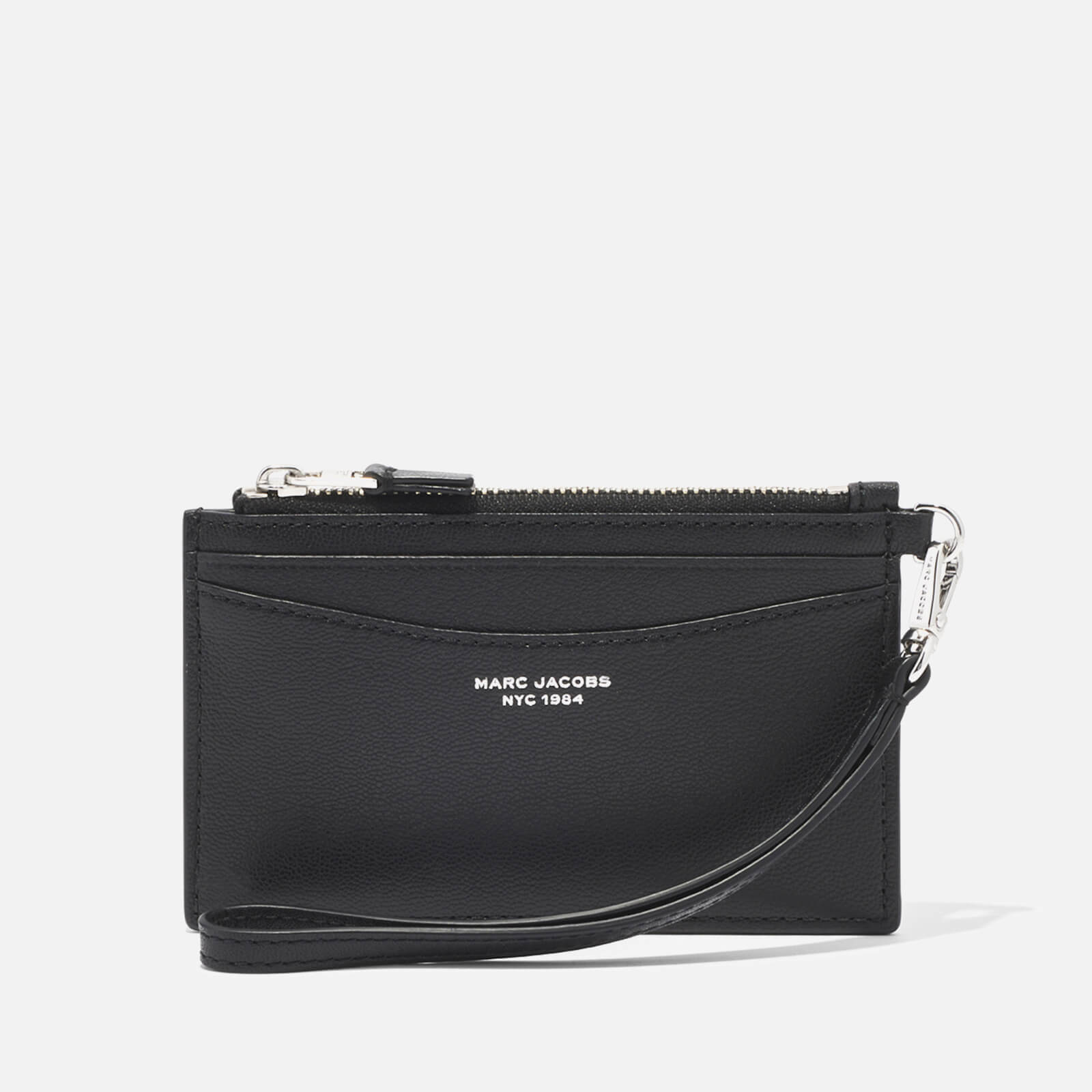 Marc Jacobs The Top Zip Wristlet Leather Wallet