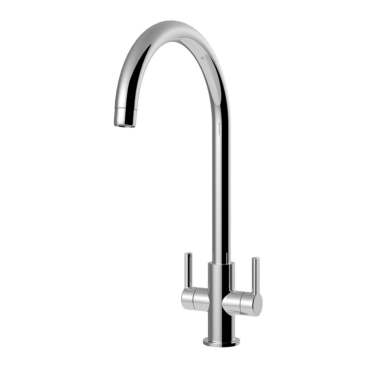 Franke Lina Twin Lever Tap Chrome