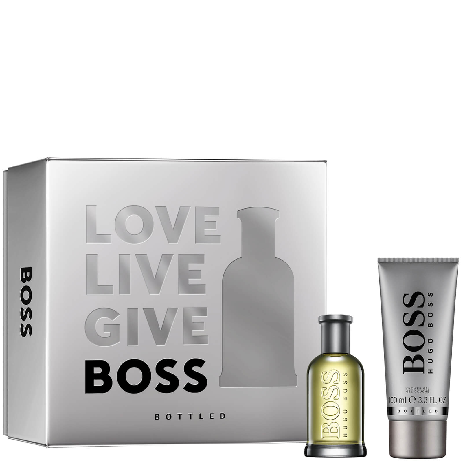 Hugo Boss Boss Bottled Eau De Toilette And Shower Gel Men's Christmas Gift Set