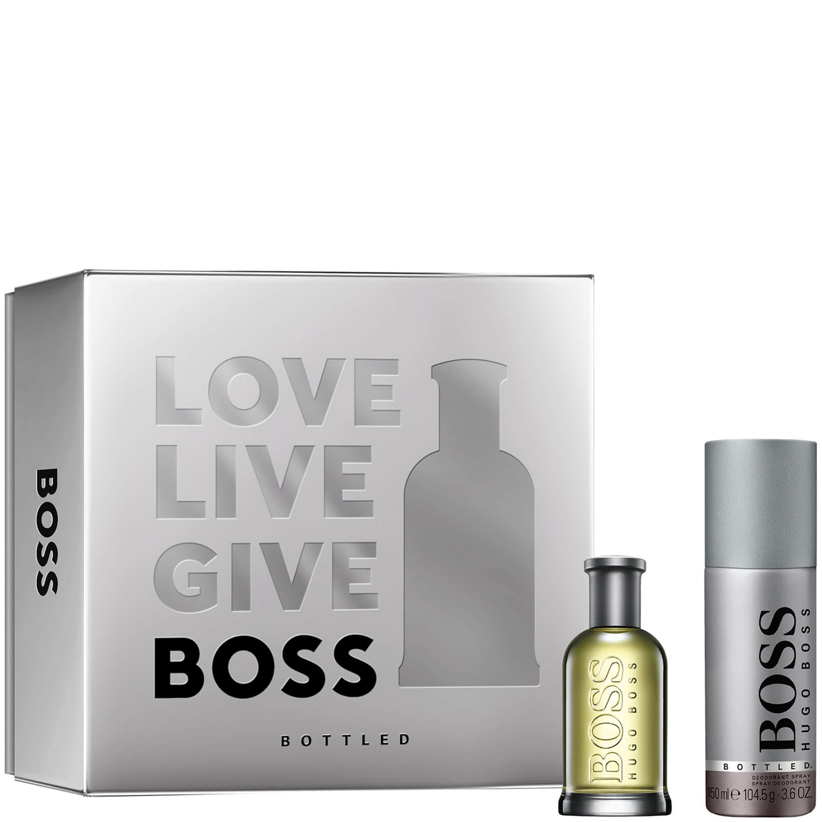 Hugo Boss Boss Bottled Eau De Toilette And Deodorant Men's Christmas Gift Set