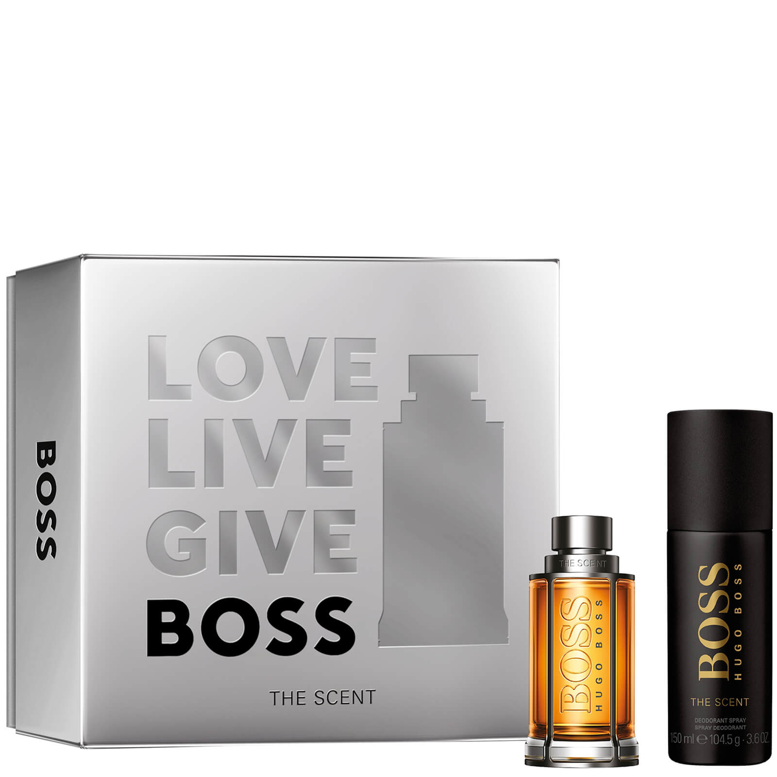 Hugo Boss Boss The Scent Eau De Toilette For Him Men's Christmas Gift Set