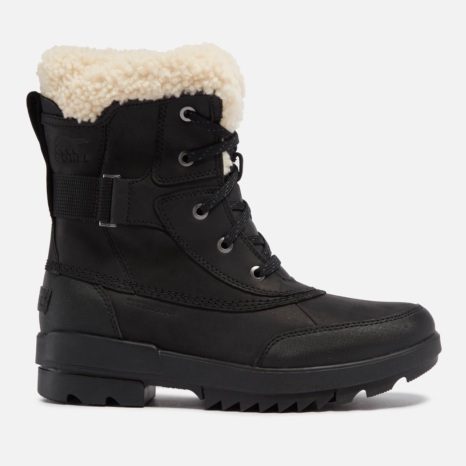 Sorel Torino Ii Parc Shearling, Rubber and Leather Boots - UK 4