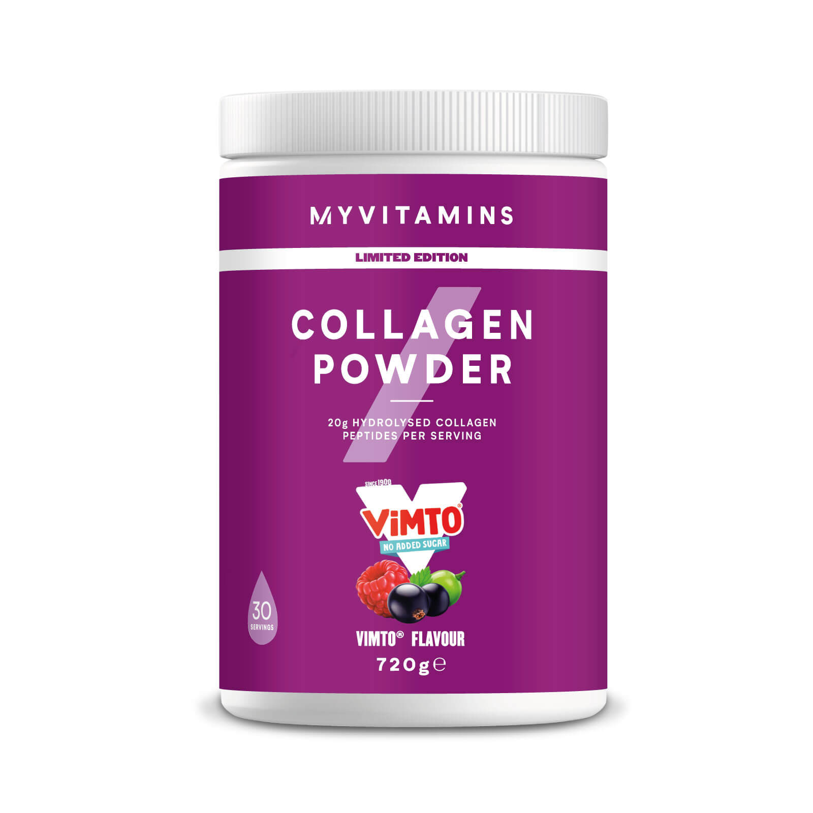 

Myvitamins Collagen Powder Tub (WE) - 720g - Vimto