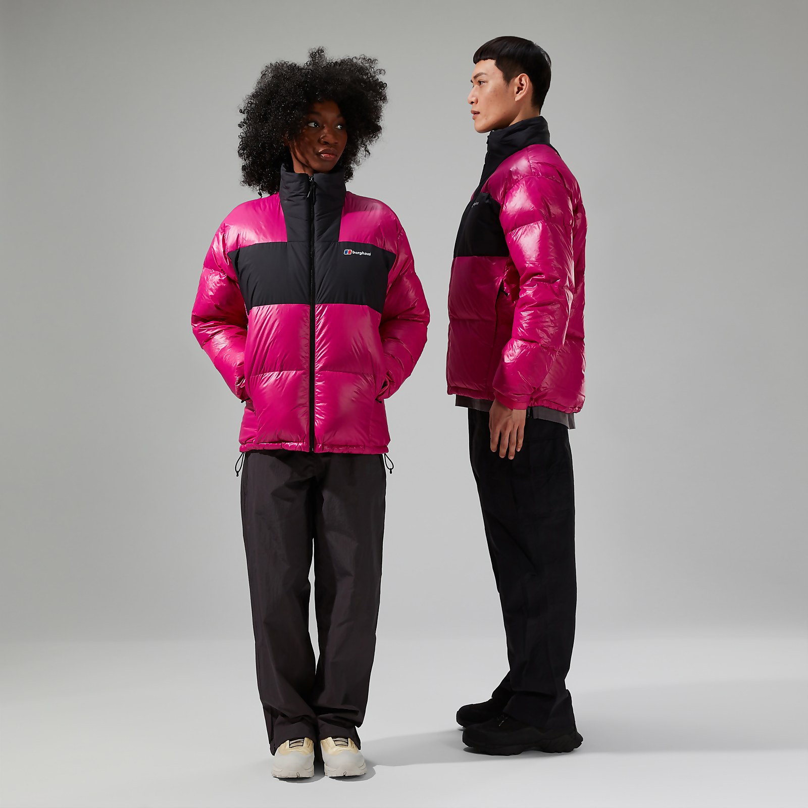 Unisex Arkos Reflect Down Insulated Jacket - Pink/Black product
