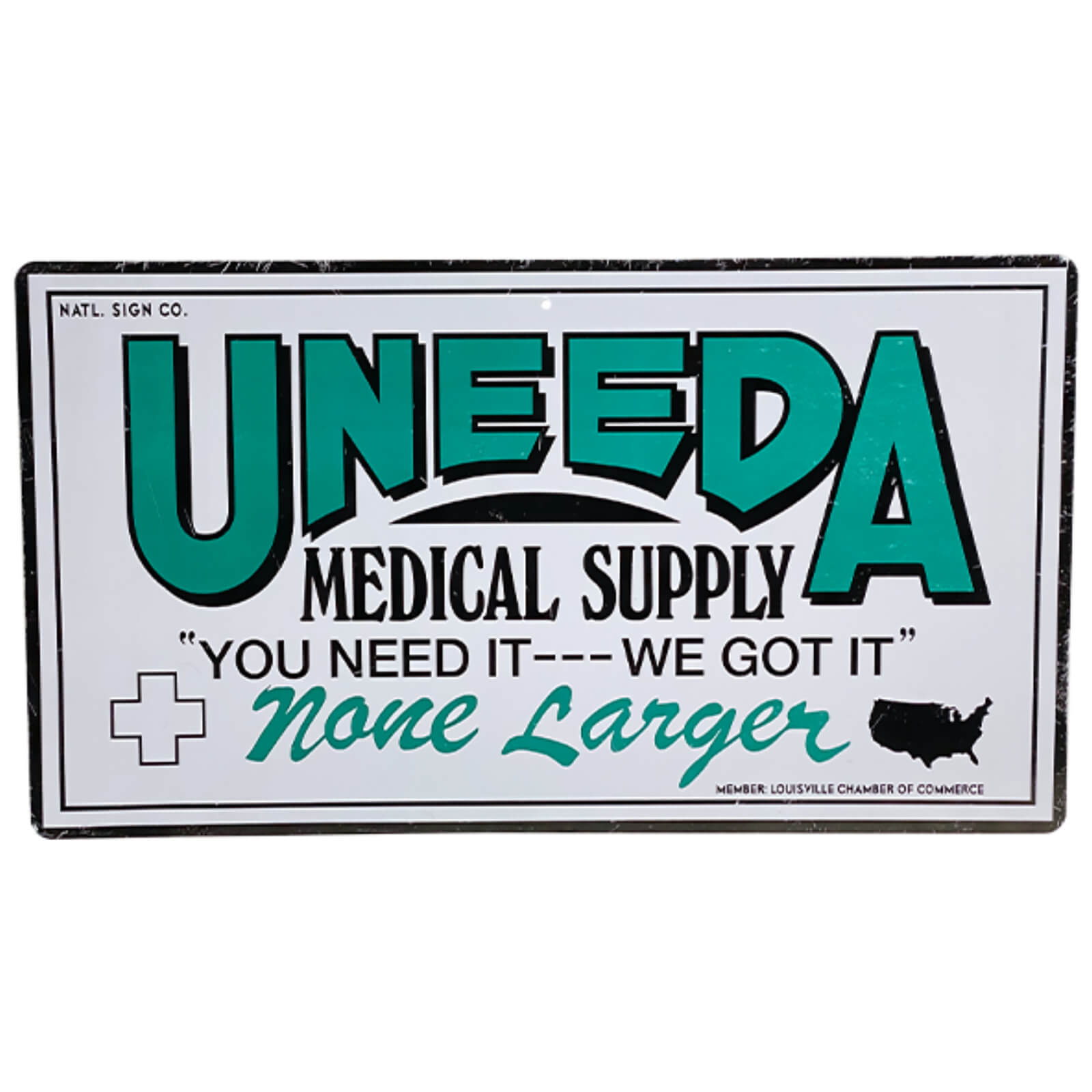 Trick or Treat Studios The Return of the Living Dead Uneeda Medical Supply Metal Sign