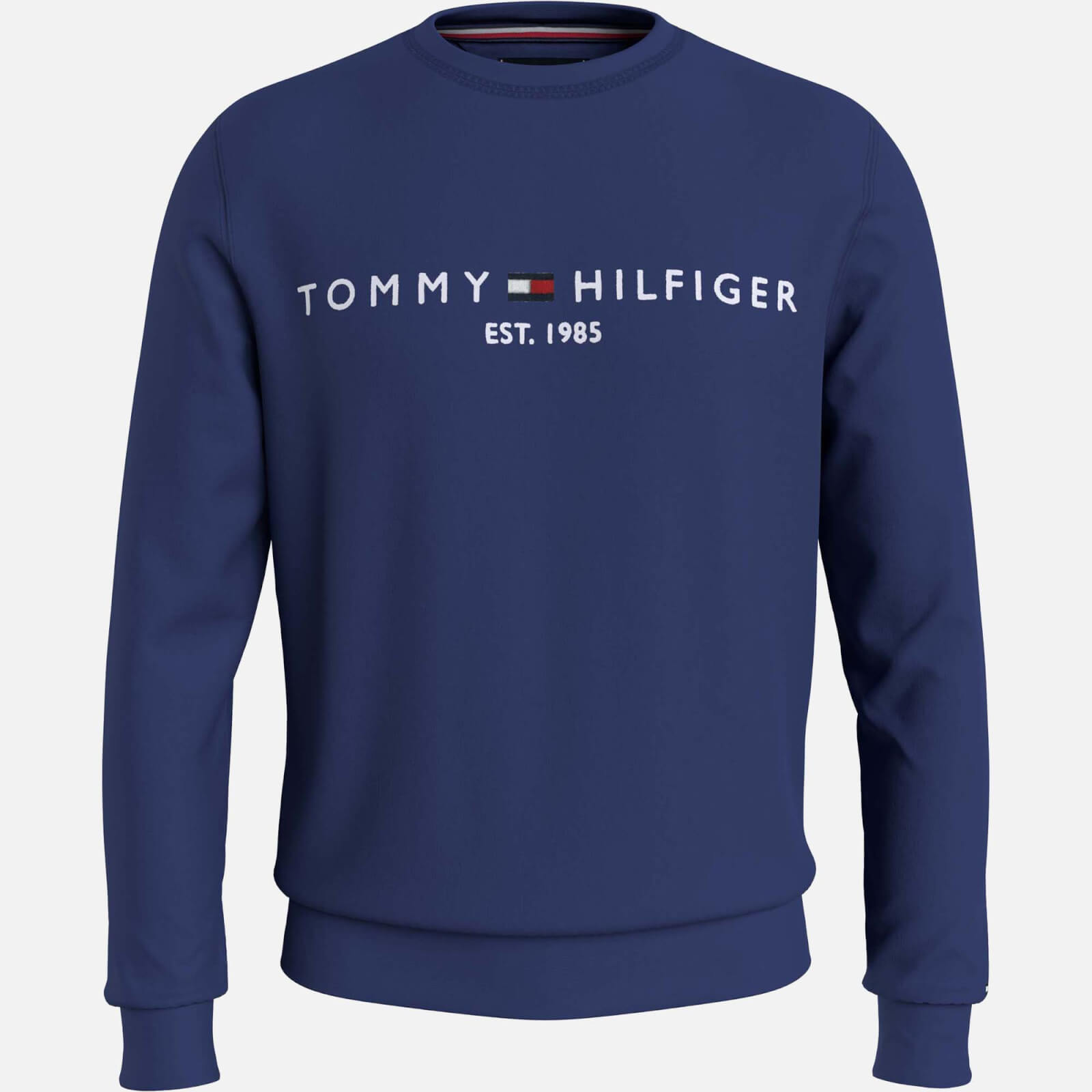 Tommy Hilfiger Logo Cotton-Blend Flex Fleece Sweatshirt - L