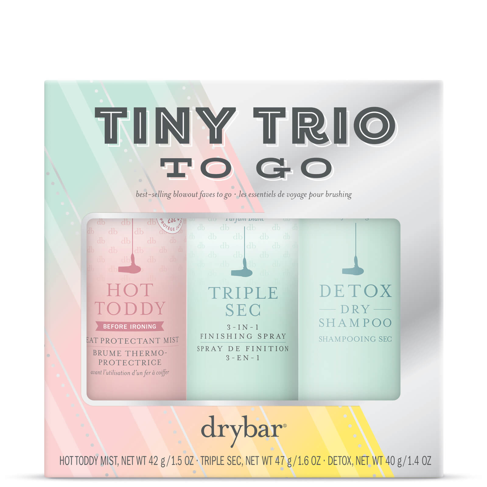 

Drybar Tiny Trio to go Set