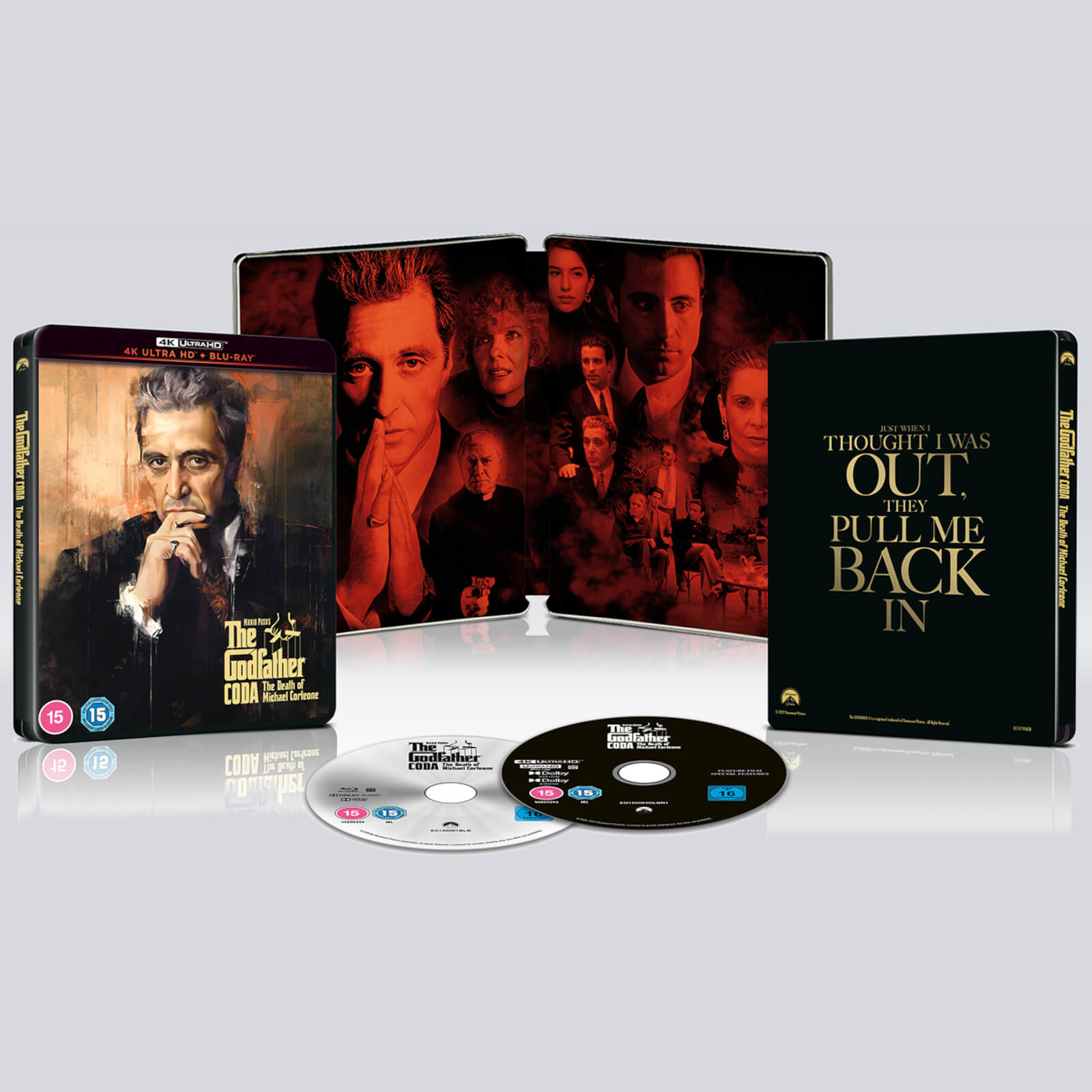 Click to view product details and reviews for The Godfather Coda 4k Ultra Hd Steelbook Includes Blu Ray.