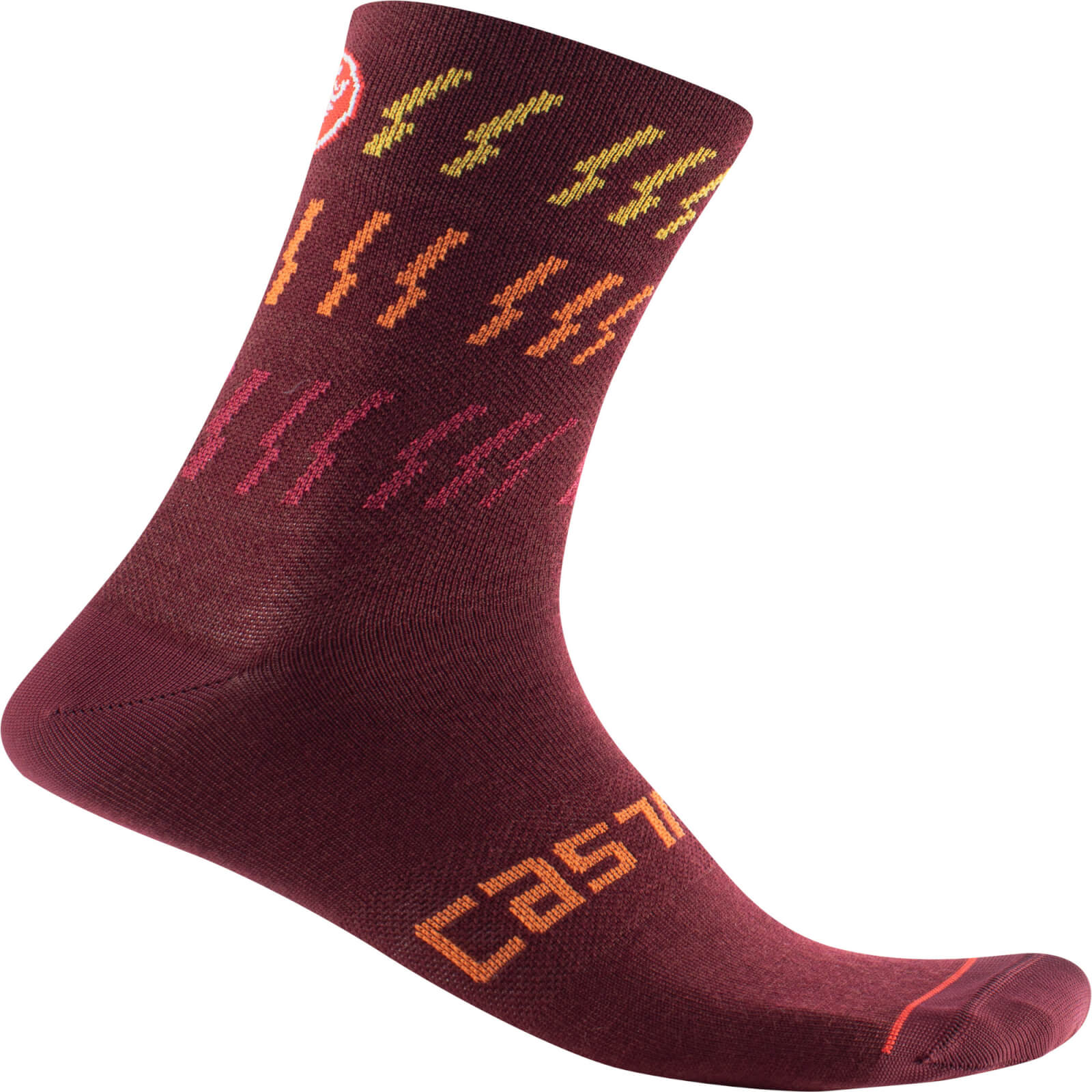 Castelli Mid Winter 18 Socks - S/M - Bordeaux