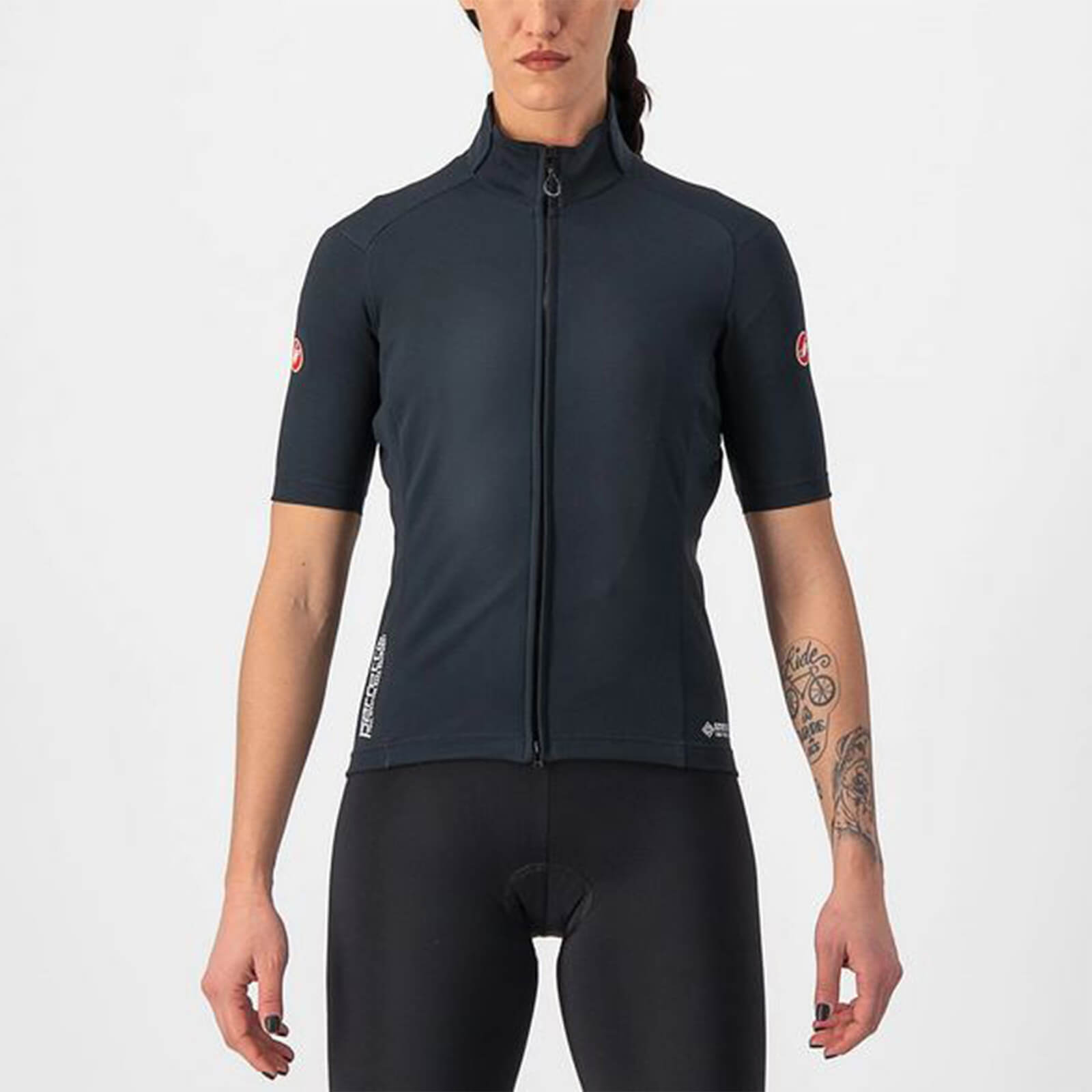 Castelli Women's Perfetto Ros 2 Wind Jersey - M - Melon