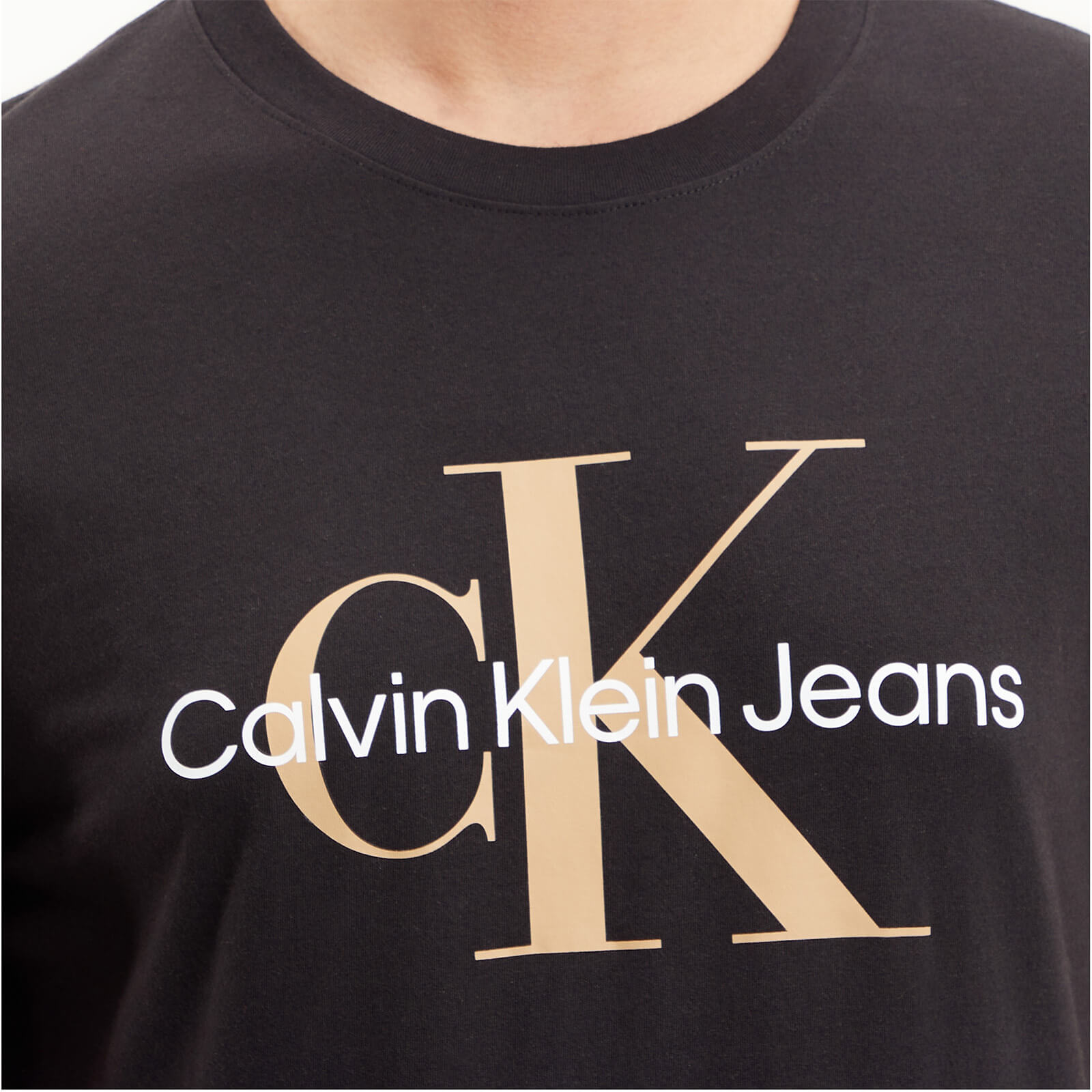 calvin klein jeans organic cotton-blend t-shirt - m