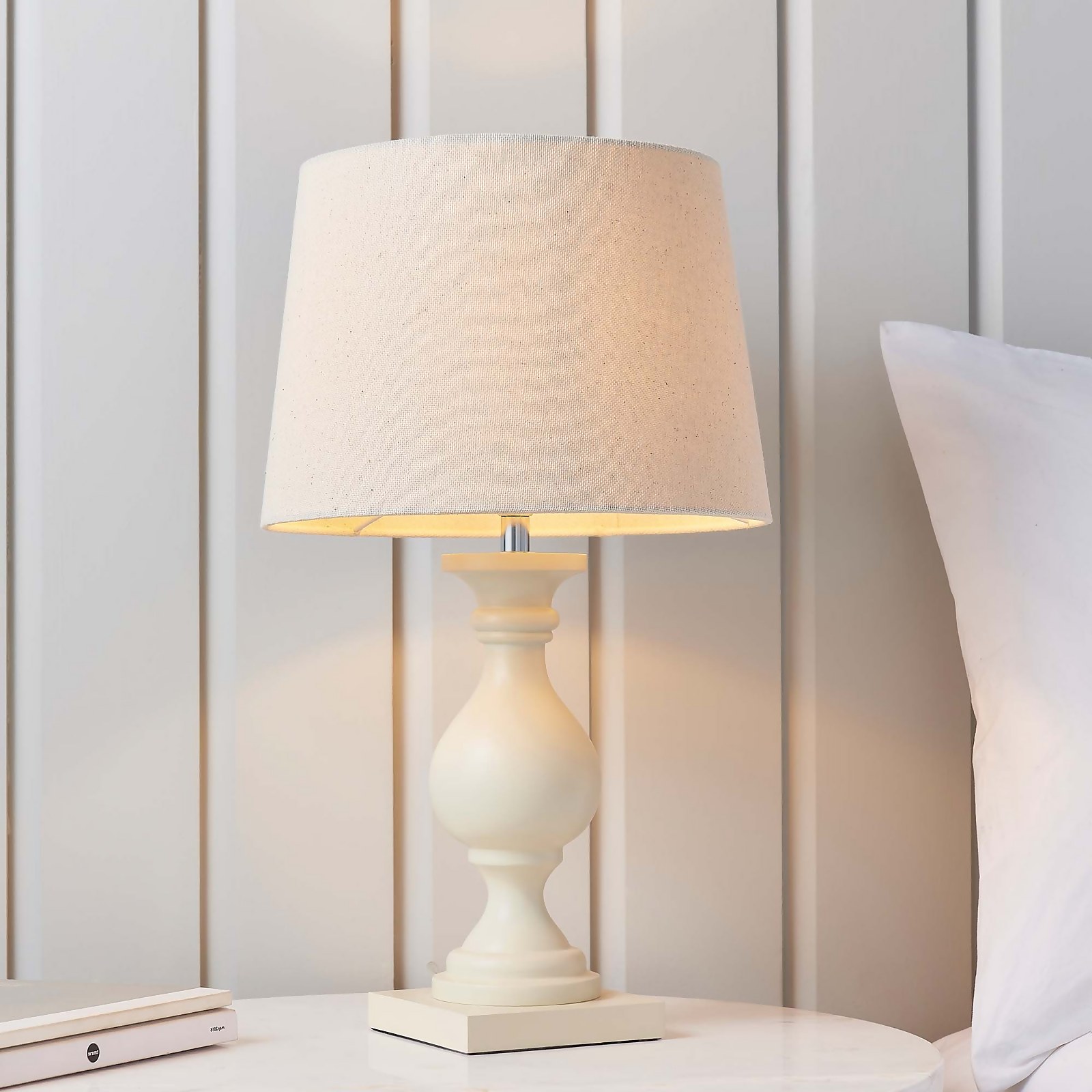 Photo of Andrea Table Lamp - Ivory