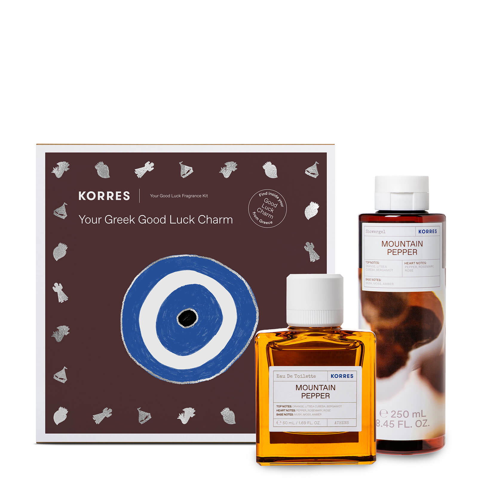 

Korres Mountain Pepper Eau De Toilette and Shower Gel Set