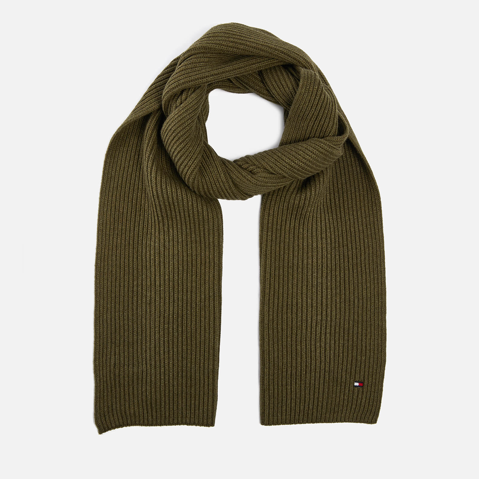 Image of Tommy Hilfiger Essential Flag Knitted Scarf