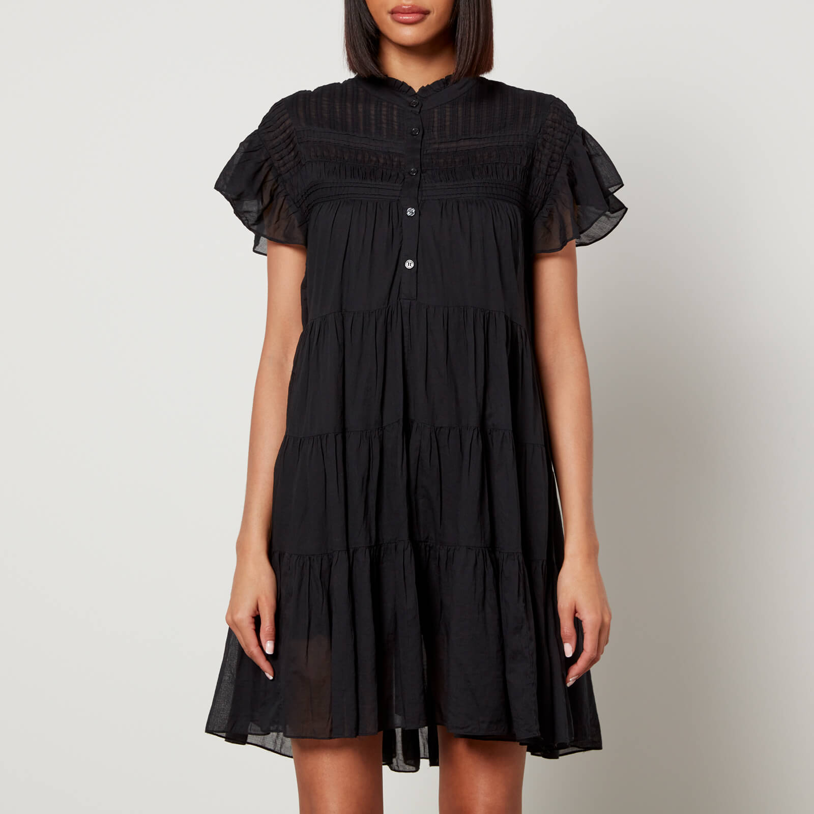 Marant Etoile Lanikaye Cotton-Voile Mini Dress - FR 34/UK 6