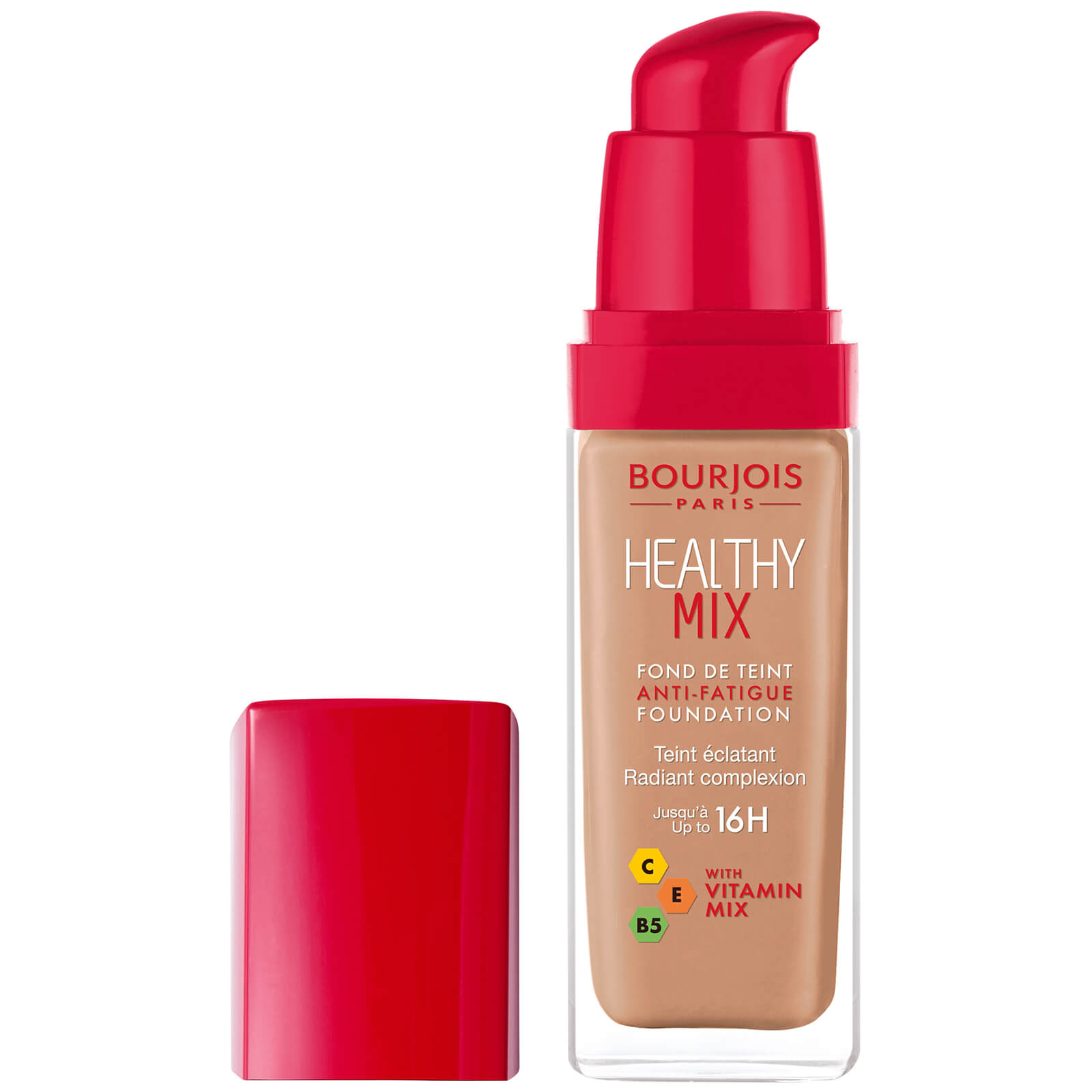 

Bourjois Healthy Mix Anti-Fatigue Foundation (Various shades) - Maple