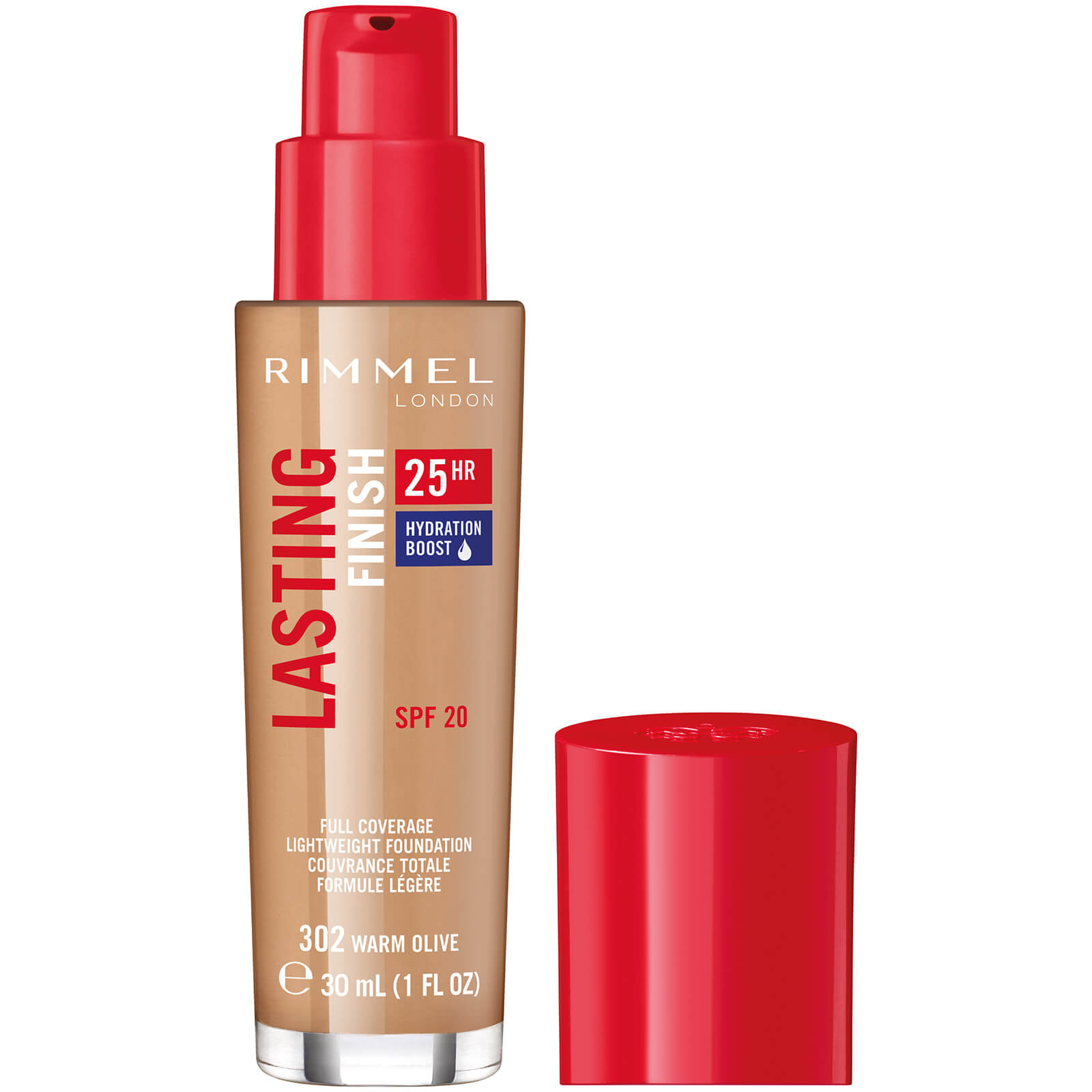 Rimmel Lasting Finish 25HR Foundation (various shades) - Warm Olive