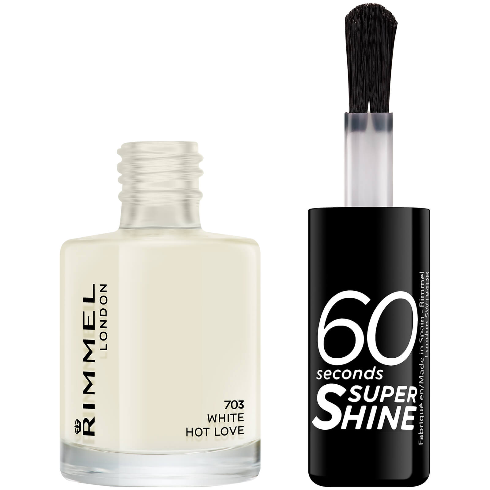 Rimmel London 60 Seconds Super Shine (various shades) - White Hot Love