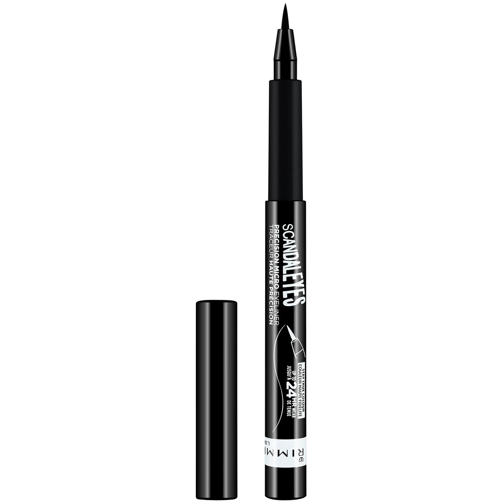 Rimmel London Scandaleyes Precision Micro Eyeliner – 01 – Black, 1.1ml In White