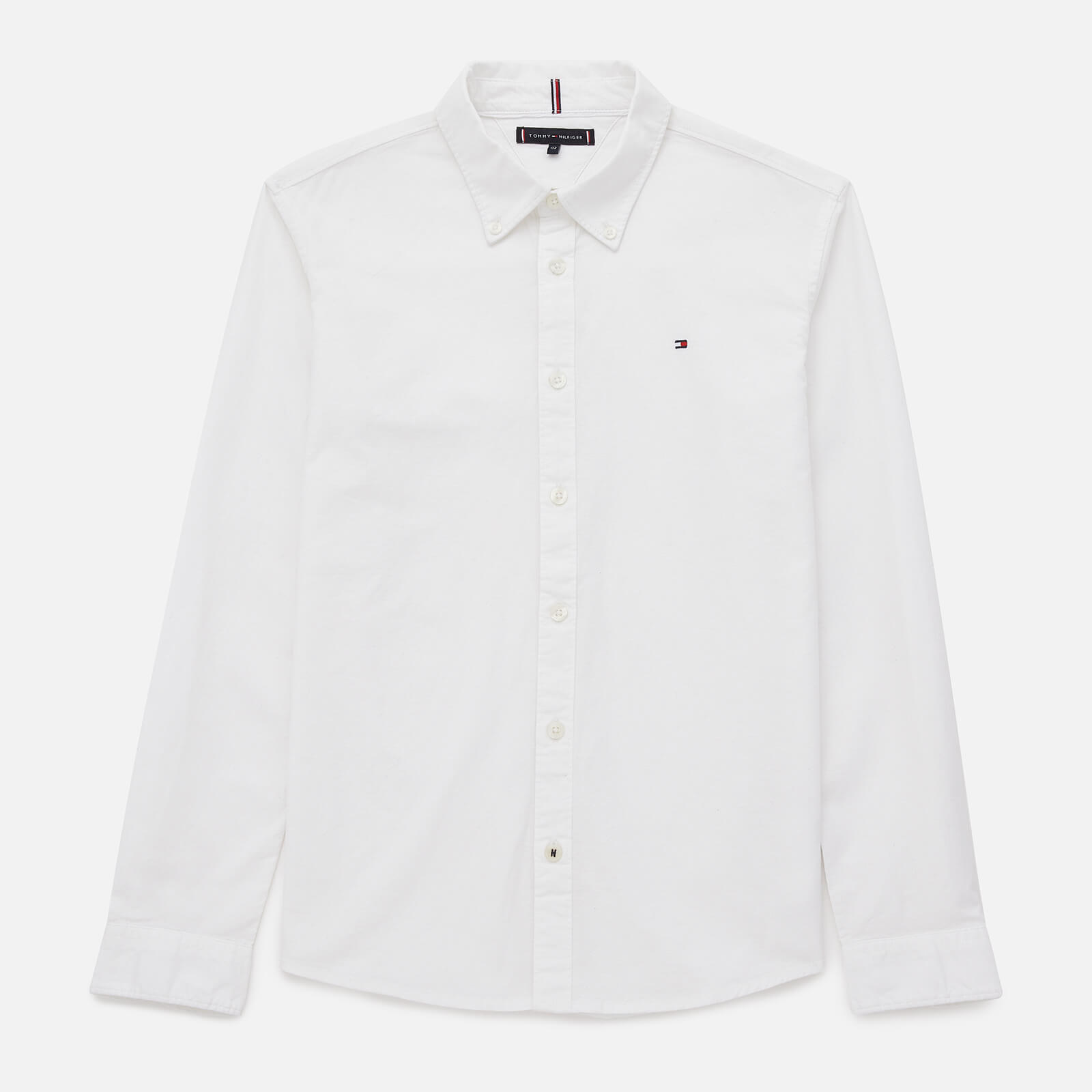 Tommy Hilfiger Boys' Logo-Detailed Cotton-Blend Shirt - 8 Years