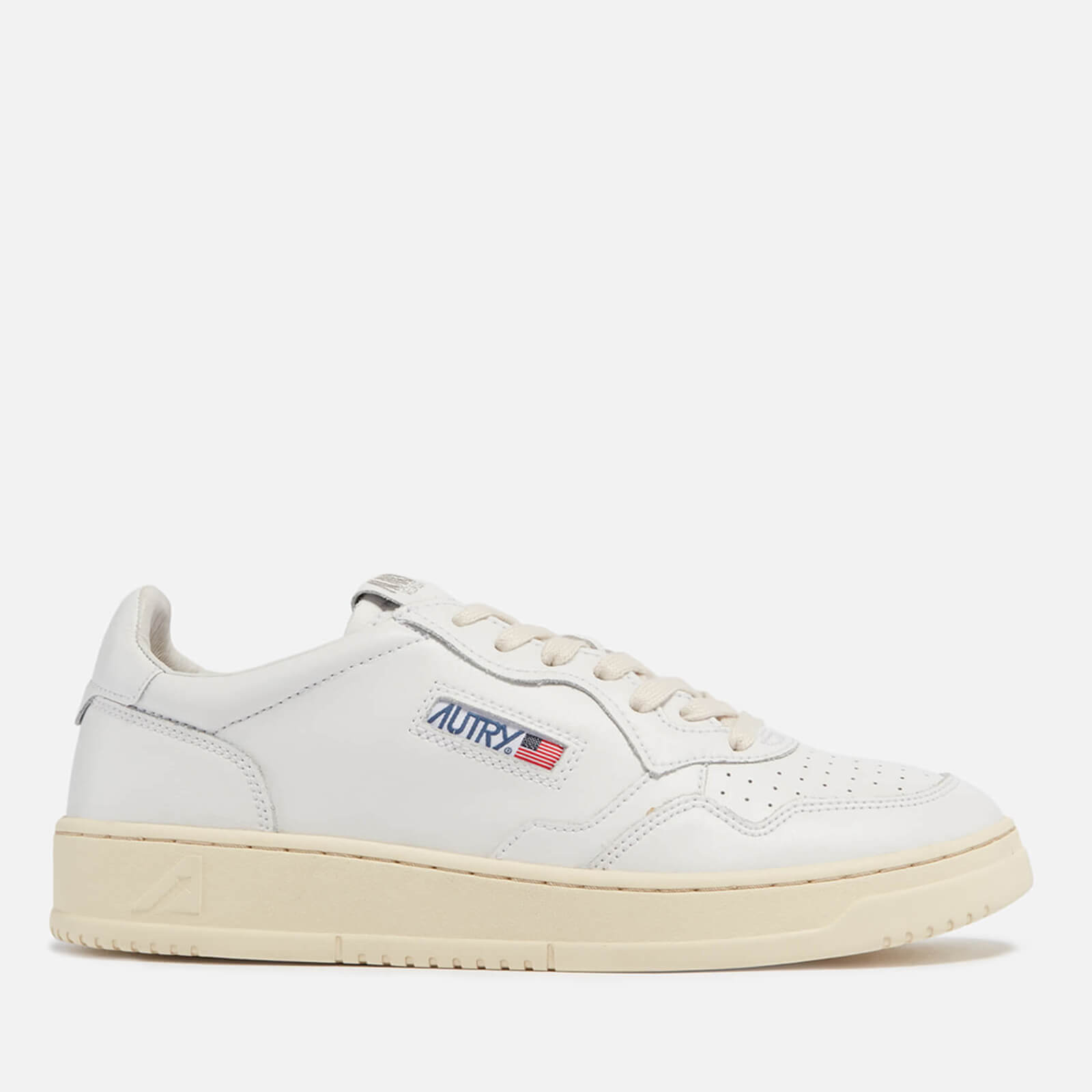 Autry Men's Medalist Leather Trainers - 8