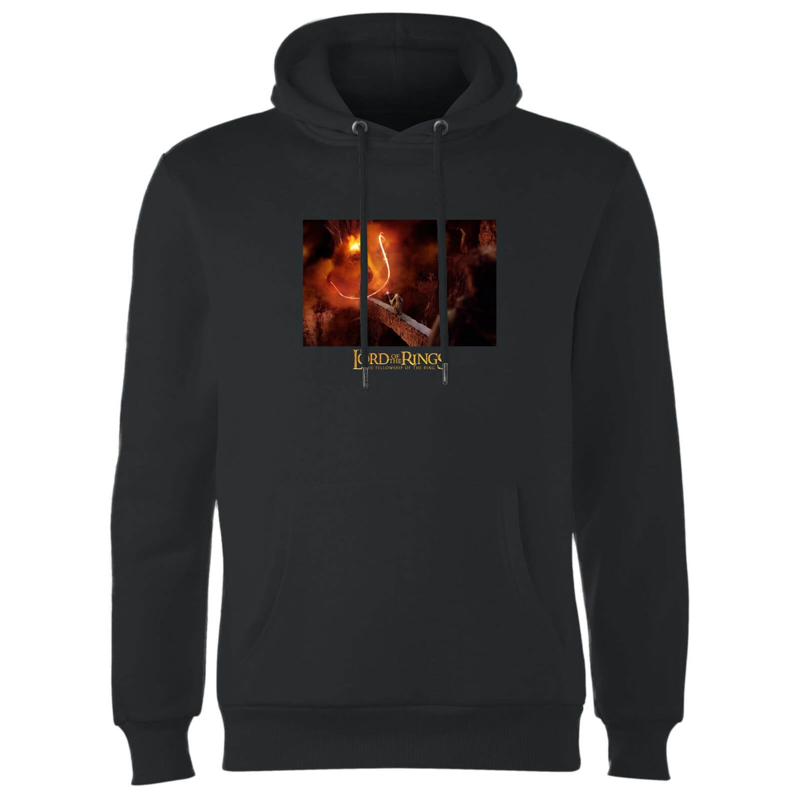 Lord Of The Rings You Shall Not Pass Hoodie - Black - S - Noir