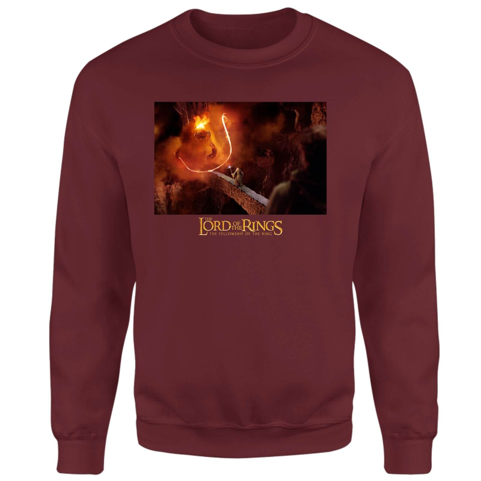 

Lord Of The Rings You Shall Not Pass Sweatshirt - Burgundy - S - Burgundy