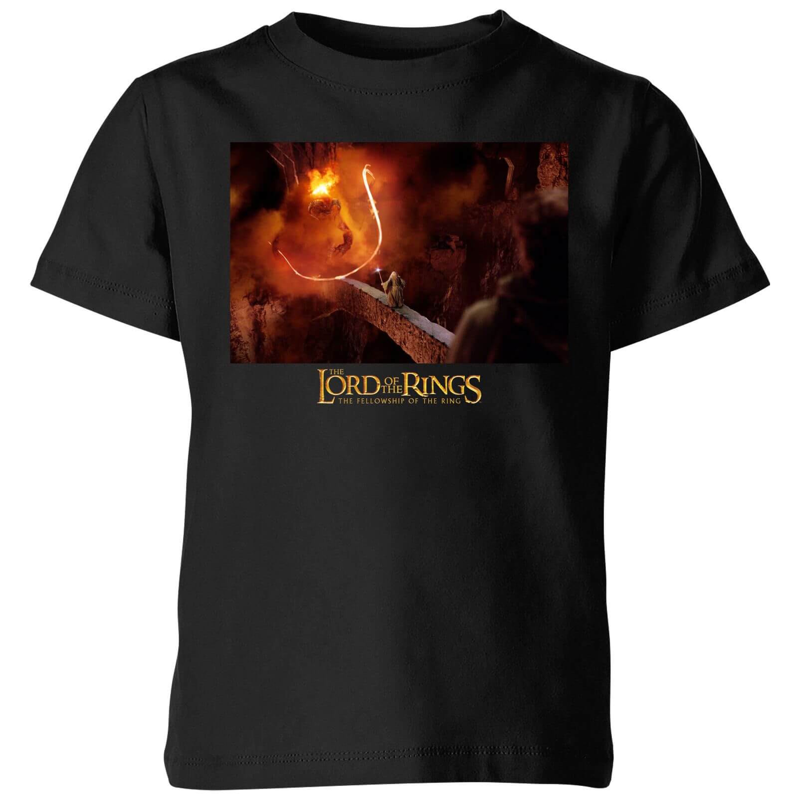 Lord Of The Rings You Shall Not Pass Kids' T-Shirt - Black - 3-4 Years - Black