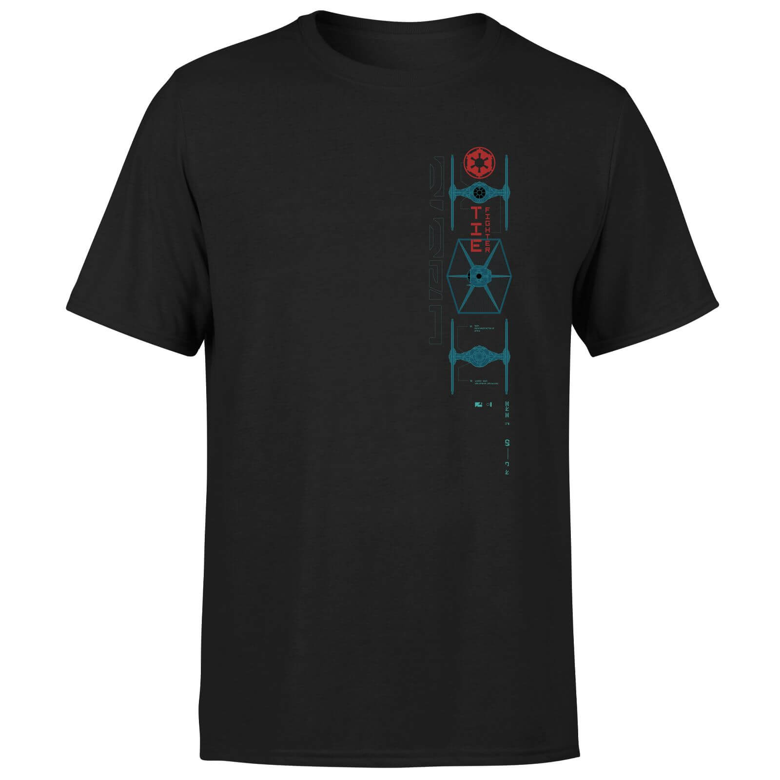 

Star Wars Andor Tie Fighter Strip Unisex T-Shirt - Black - XL - Nero