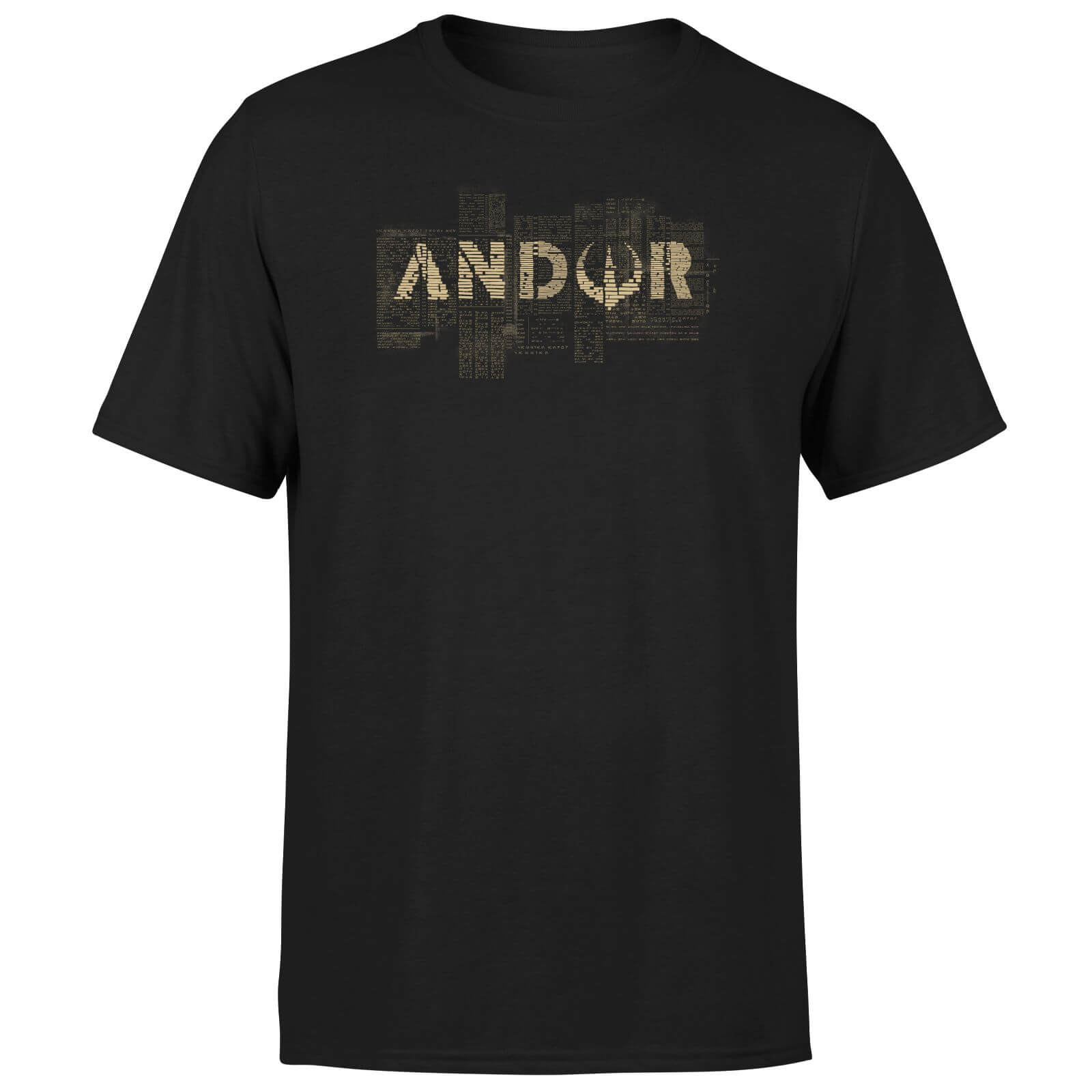 Star Wars Andor Distress Tread Logo Unisex T-Shirt - Black - M - Black