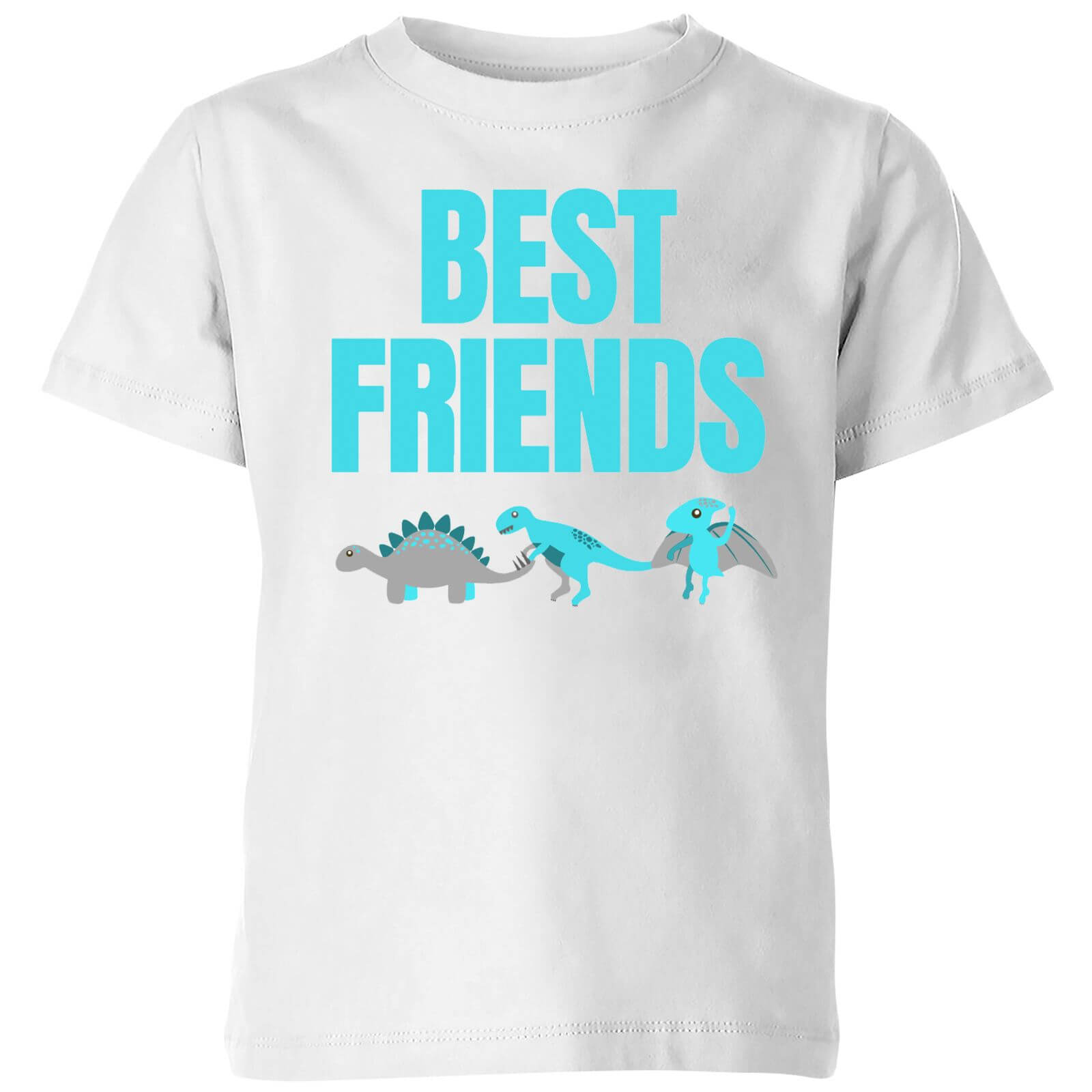Best Friends Blue Big And Beautiful Kids' T-Shirt - White - 3-4 Years - White