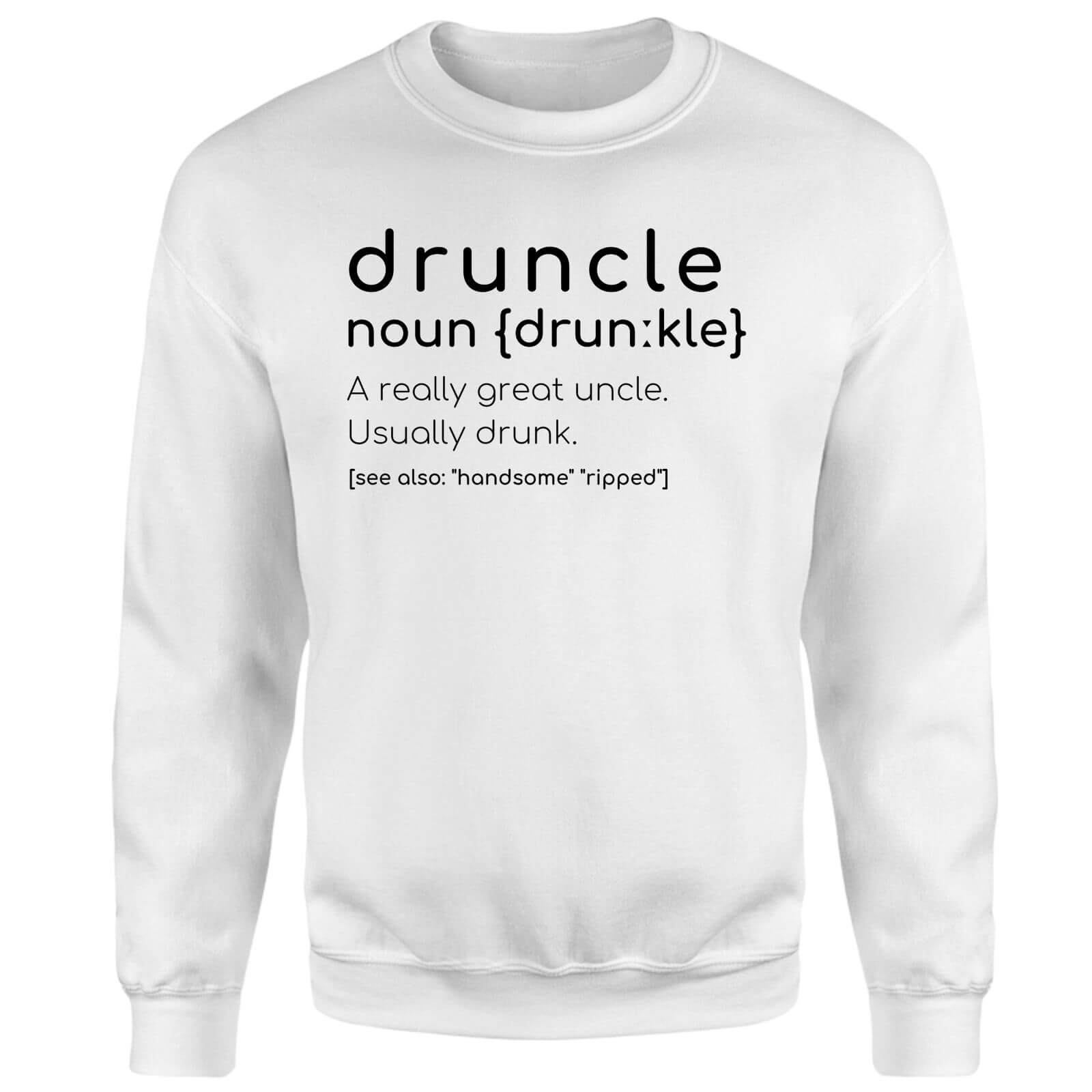 Druncle Sweatshirt - White - L - White