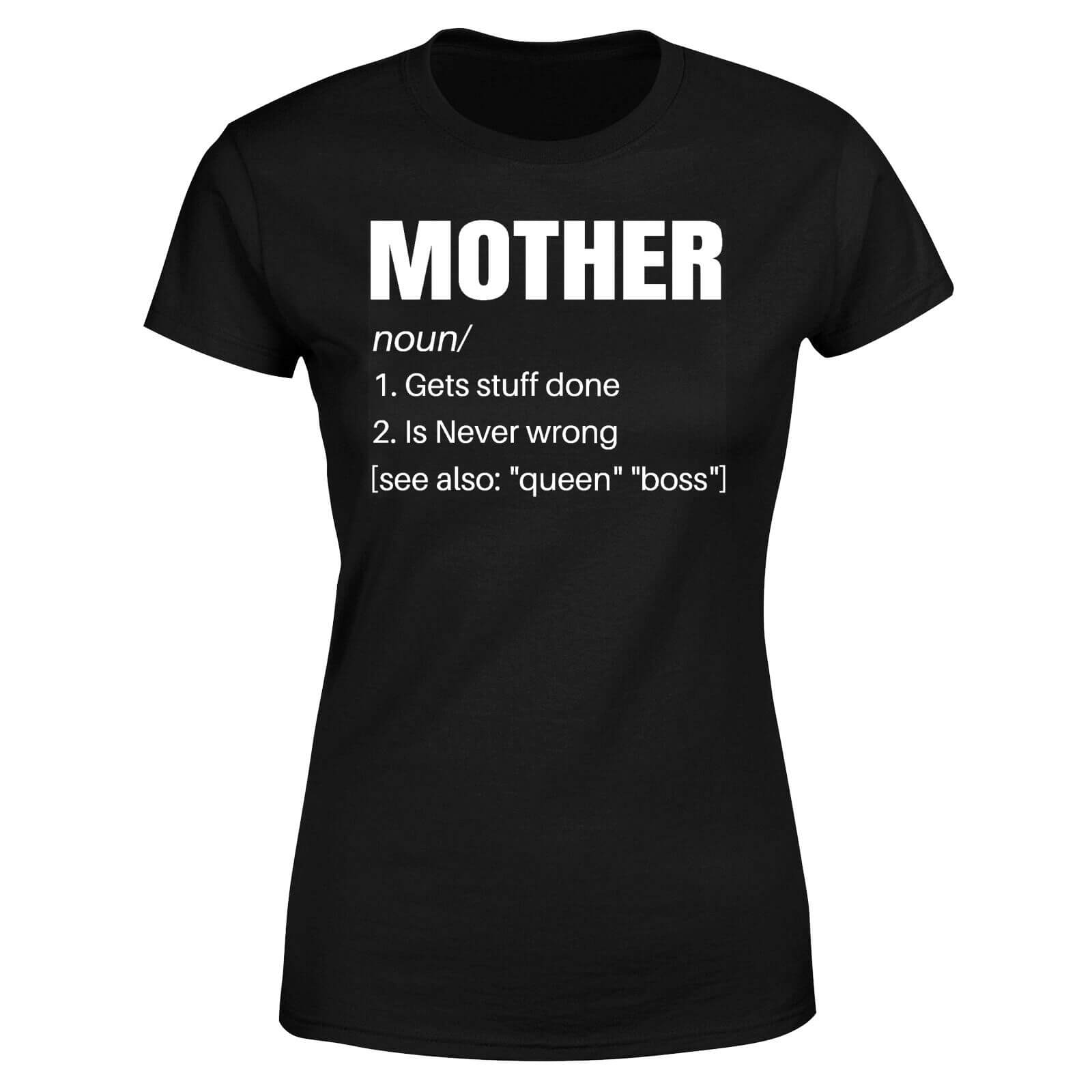 Mother Description Women's T-Shirt - Black - S - Black