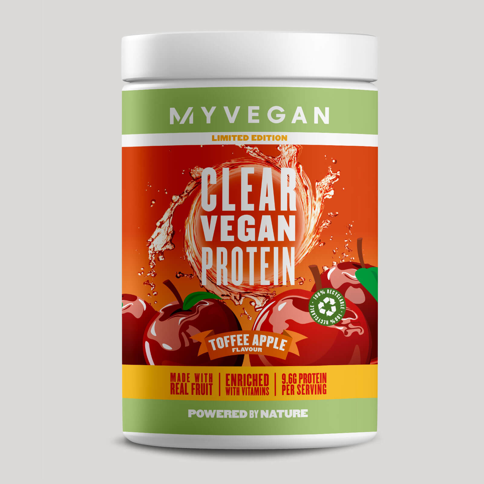 Clear Vegan Protein – Geschmacksrichtung Toffee Apple - 320g - Toffee Apple