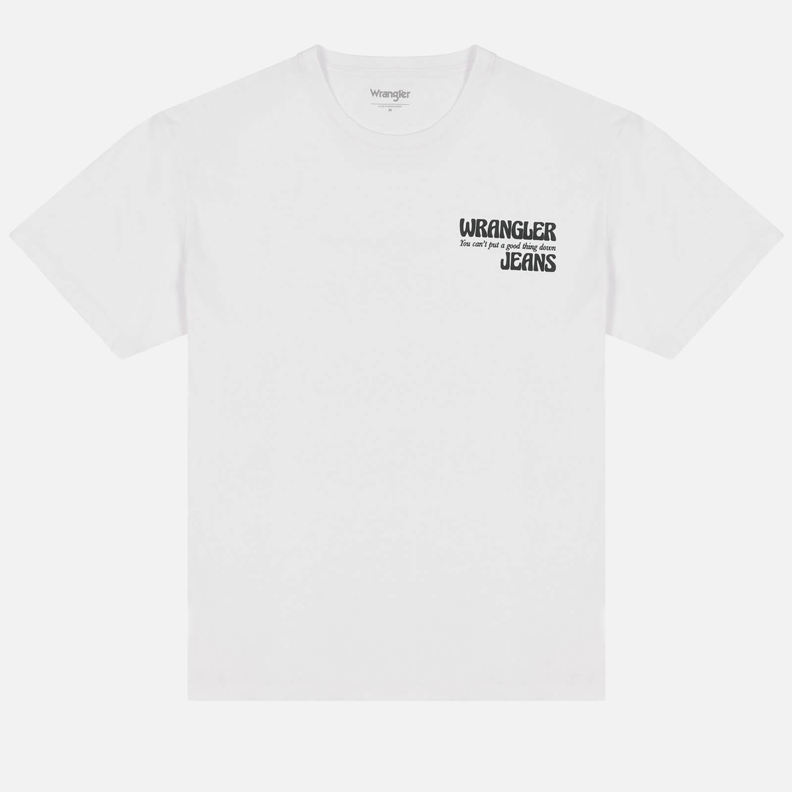 Wrangler Contrast Slogan Cotton T-Shirt