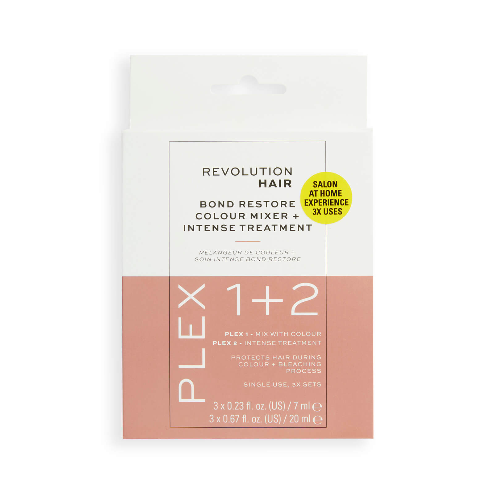 Revolution Beauty Plex 1+2 Bond Restore Colour Kit 3pk