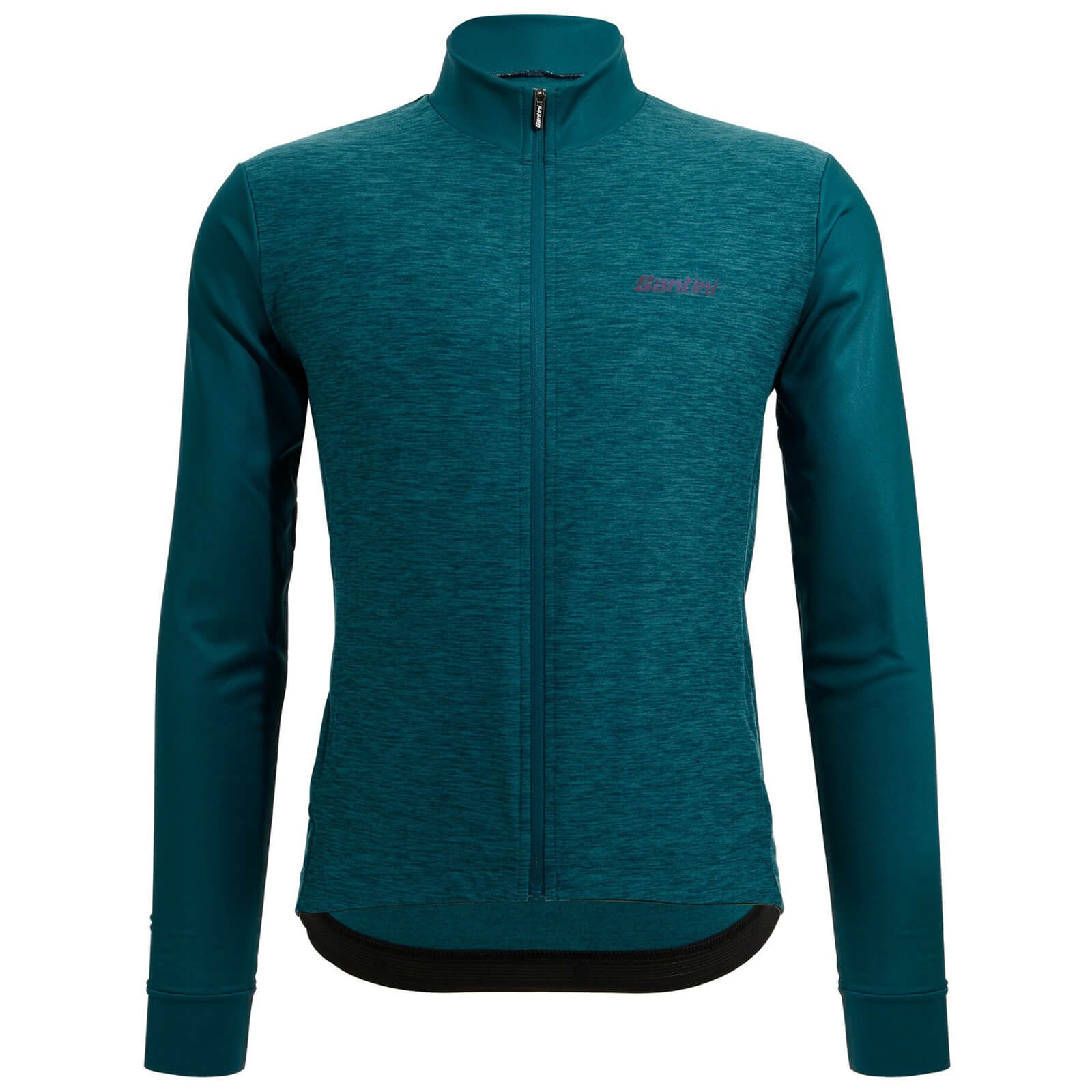 Santini Colore Puro Thermal Jersey - XL - Teal