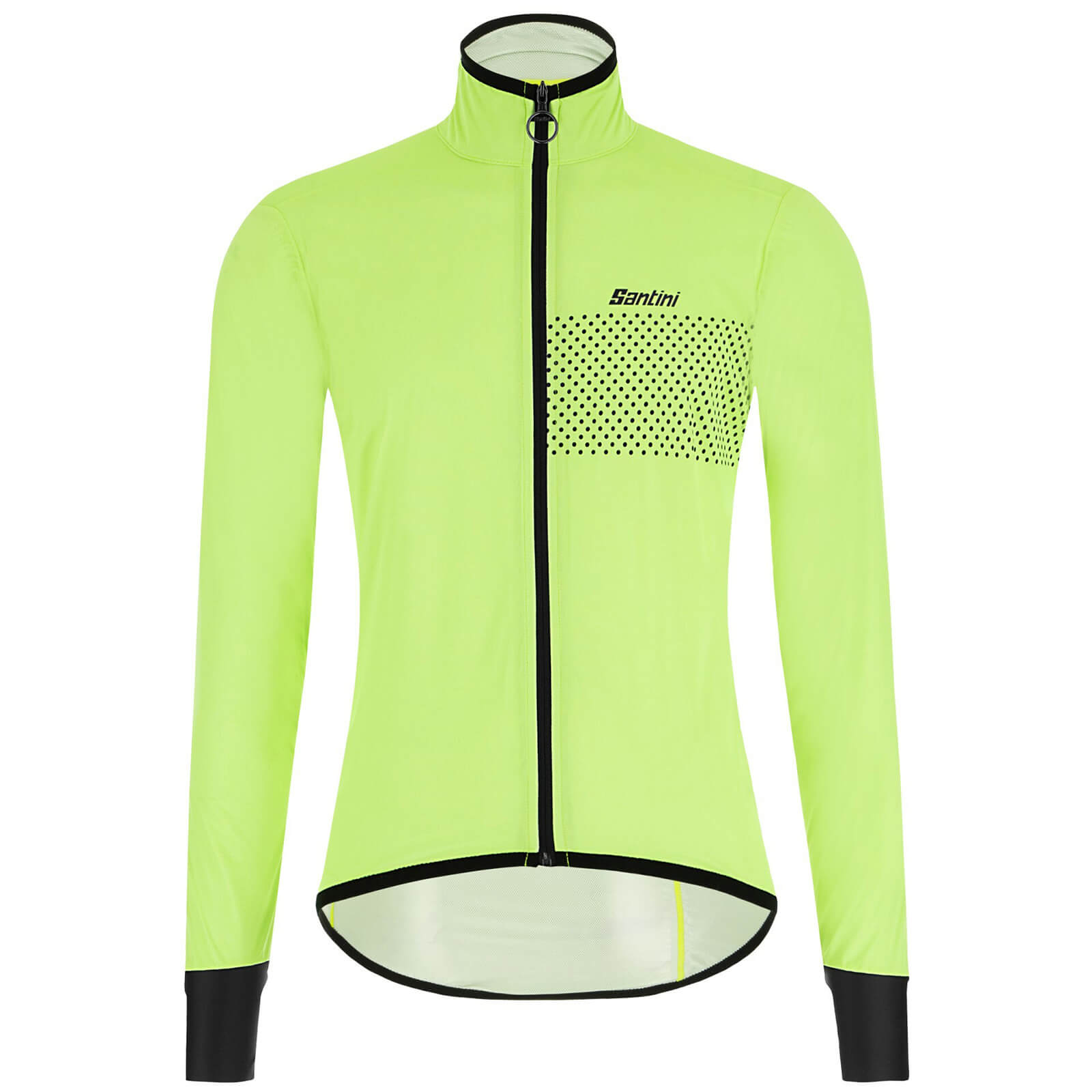 Santini Guard Nimbus Rain Jacket - S - Lime Green