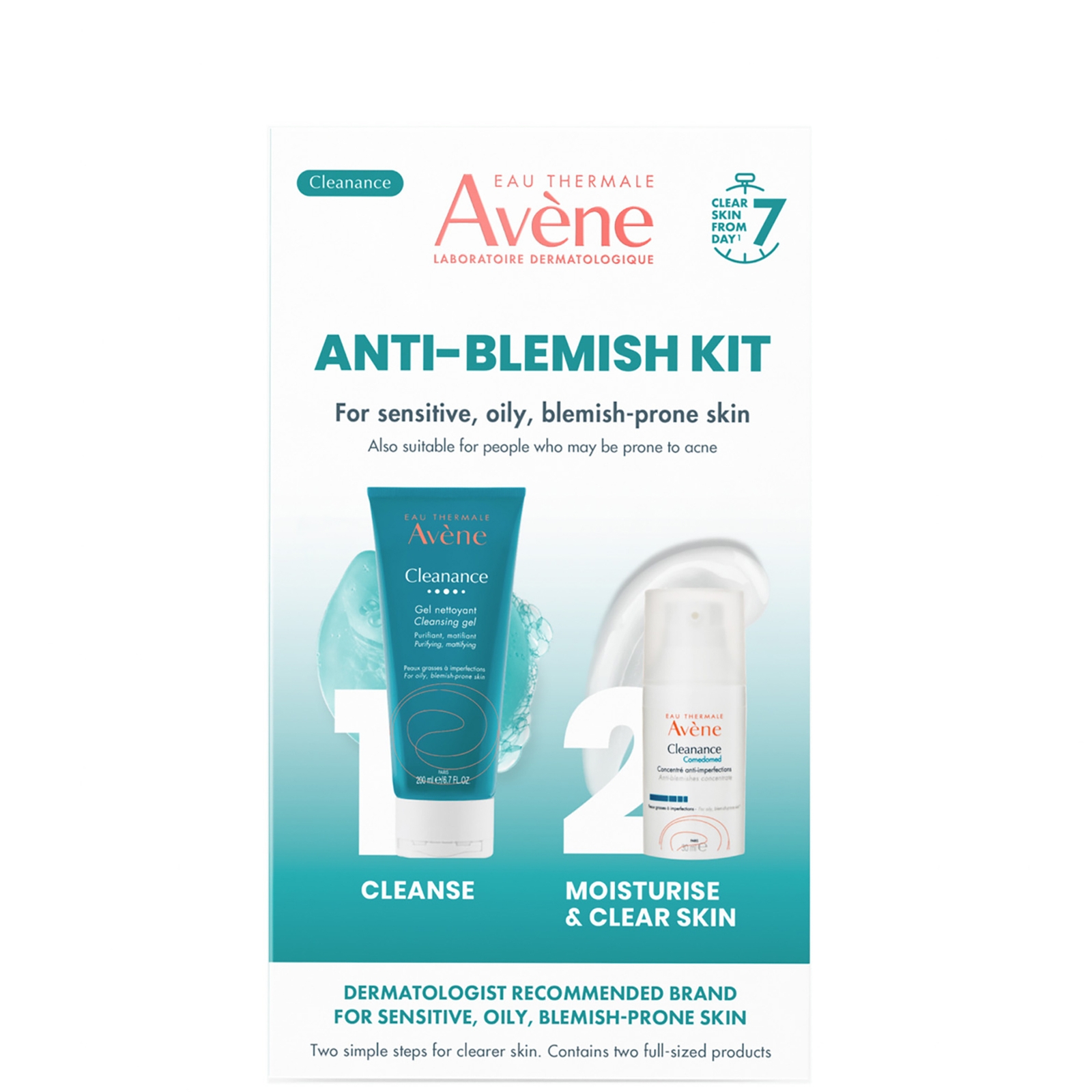 Avene Cleanance Anti-Blemish 2 Step Routine Kit