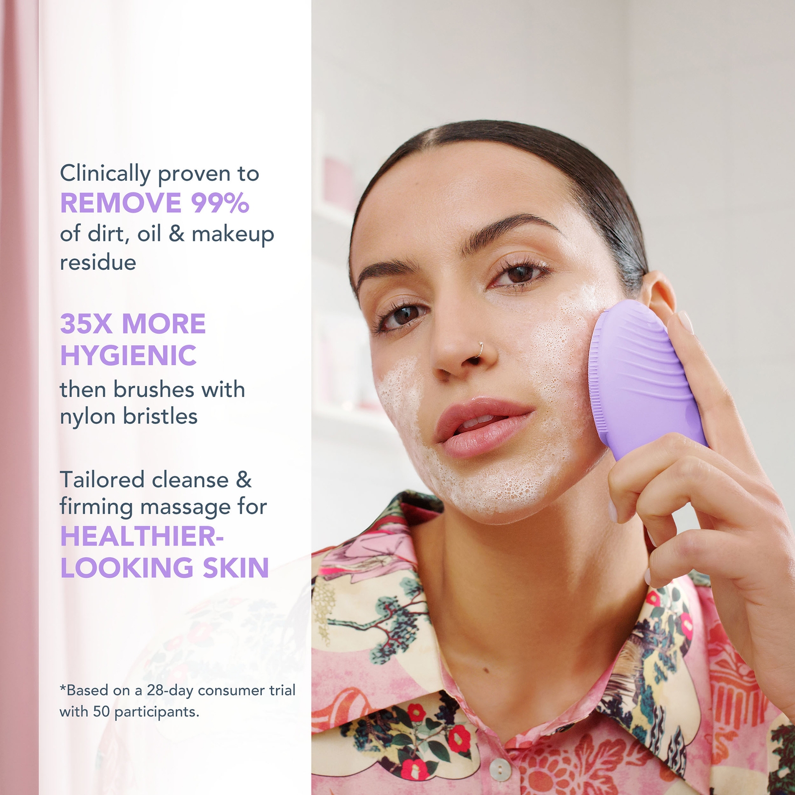 Thumbnail - FOREO LUNA 4 Smart Facial Cleansing and Firming Massage Device - Sensitive Skin