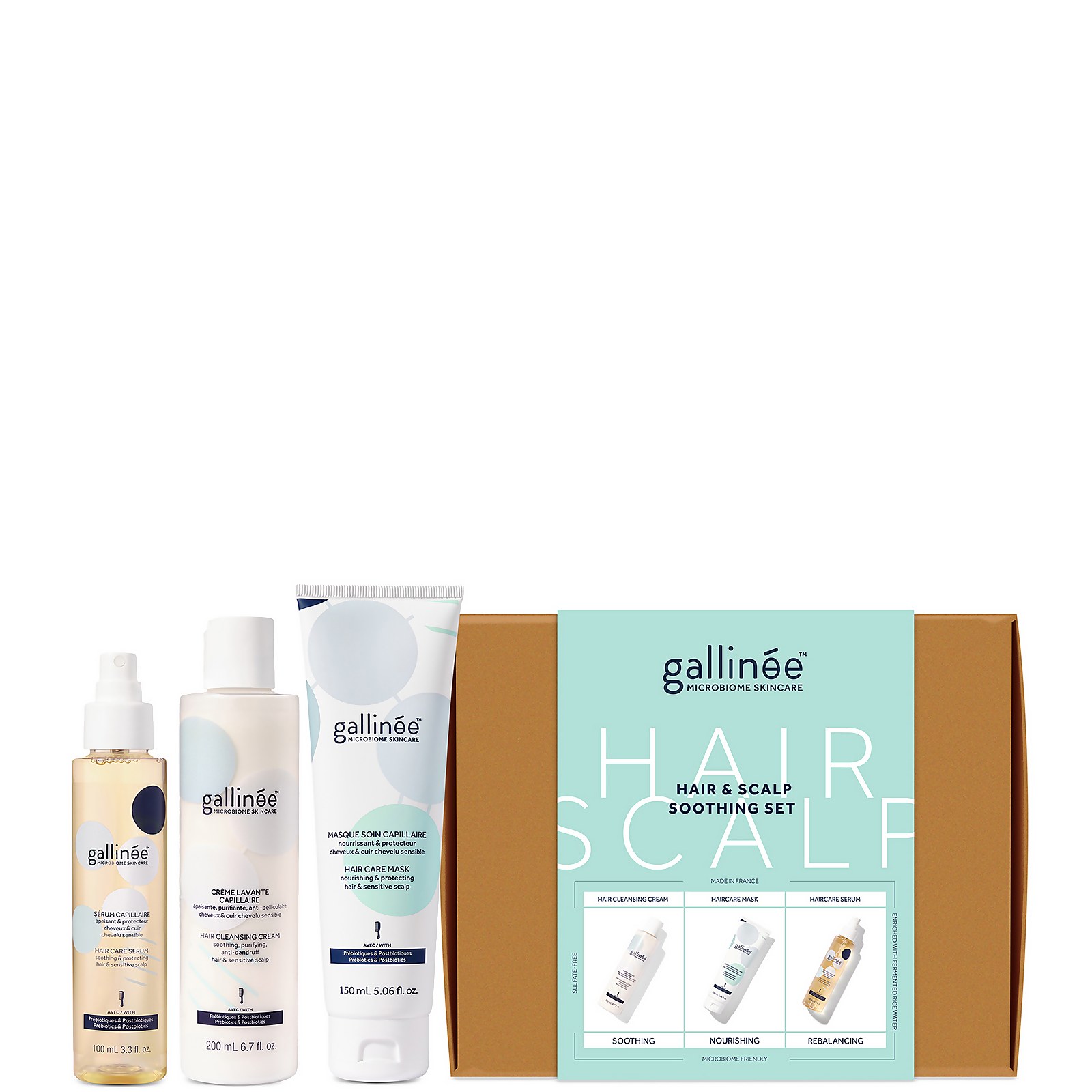 Gallinee Hair and Scalp Soothing Set