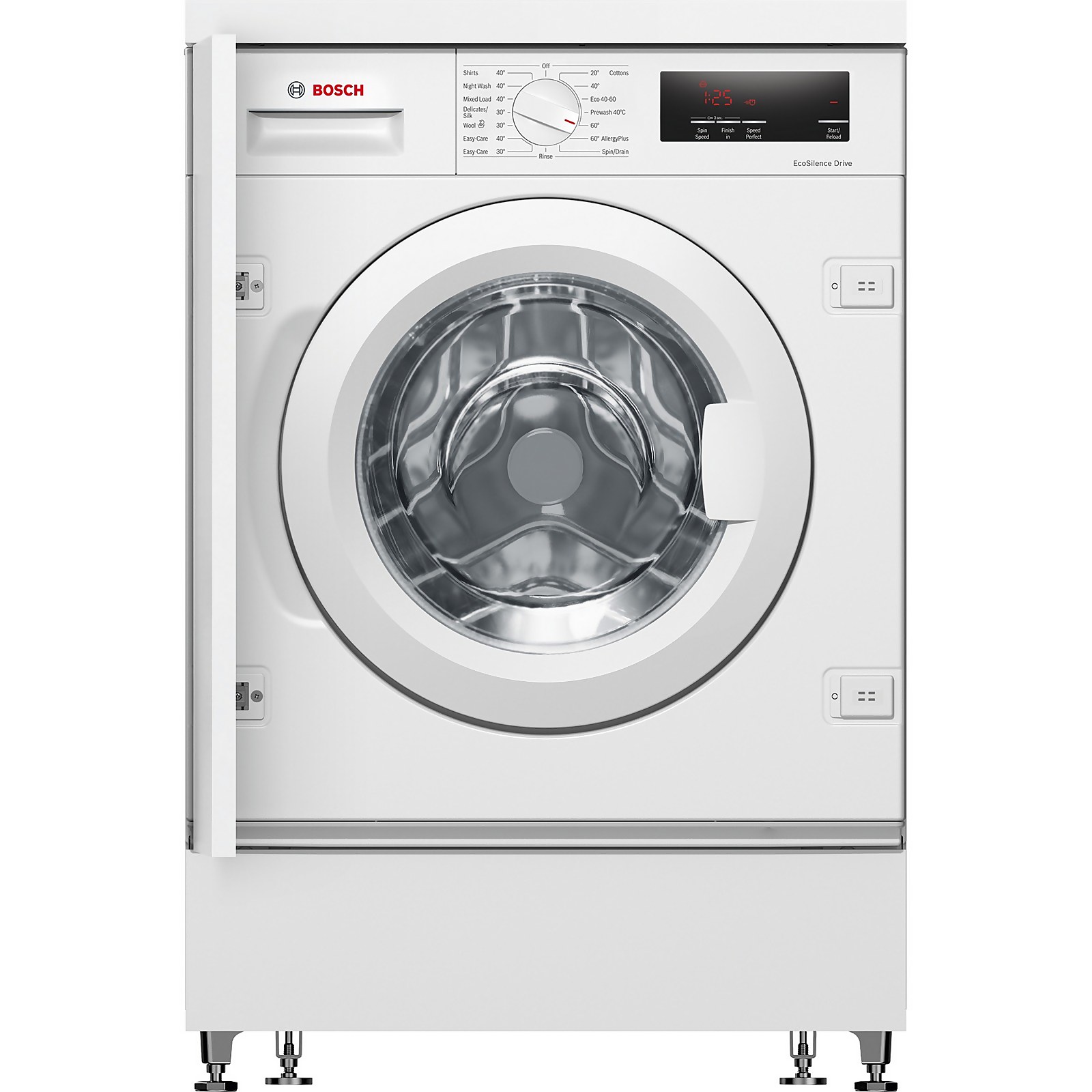 Bosch Serie 6 WIW28302GB Integrated 8Kg Washing Machine with 1400 rpm - White